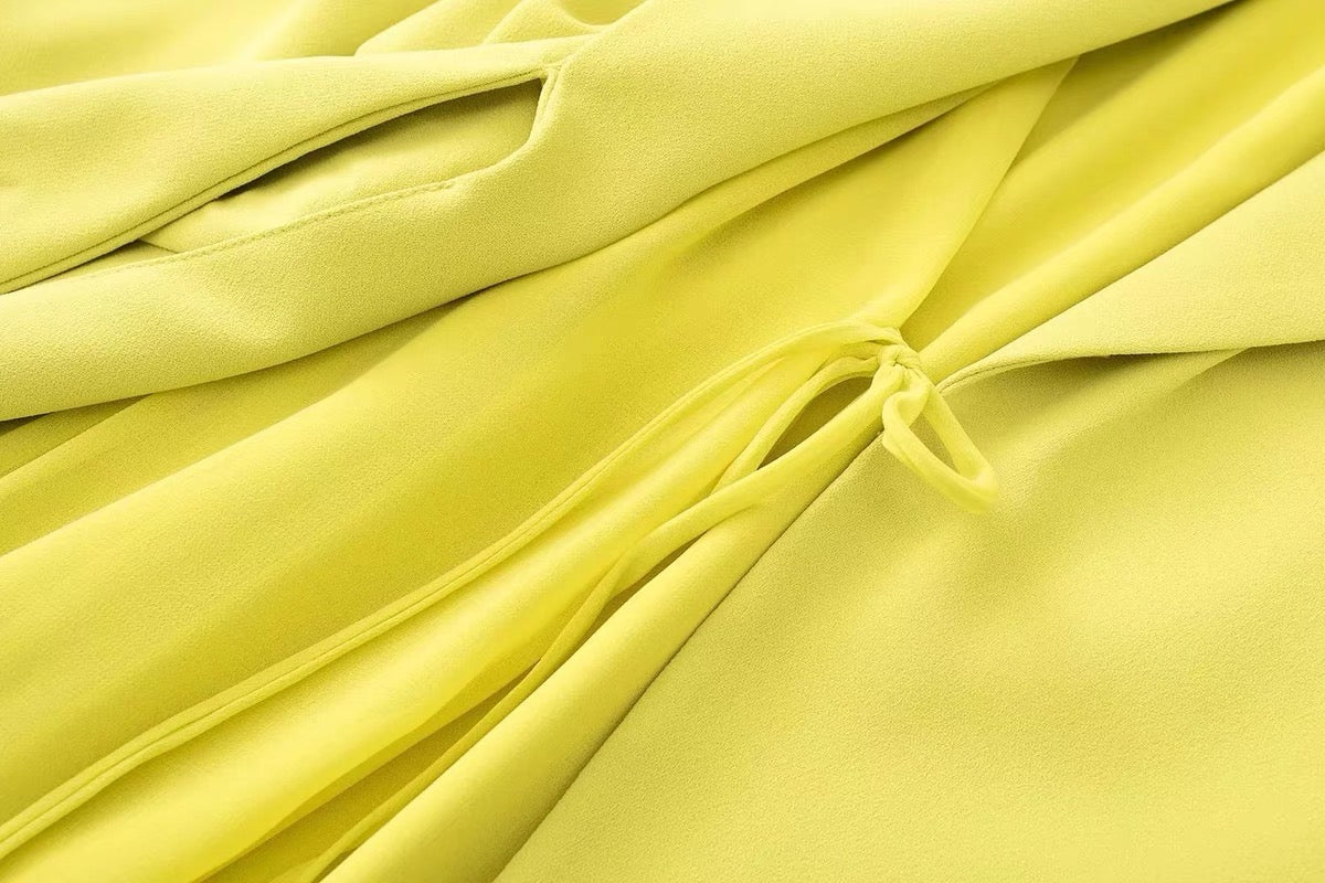 Neon Bow Knot Short Dress