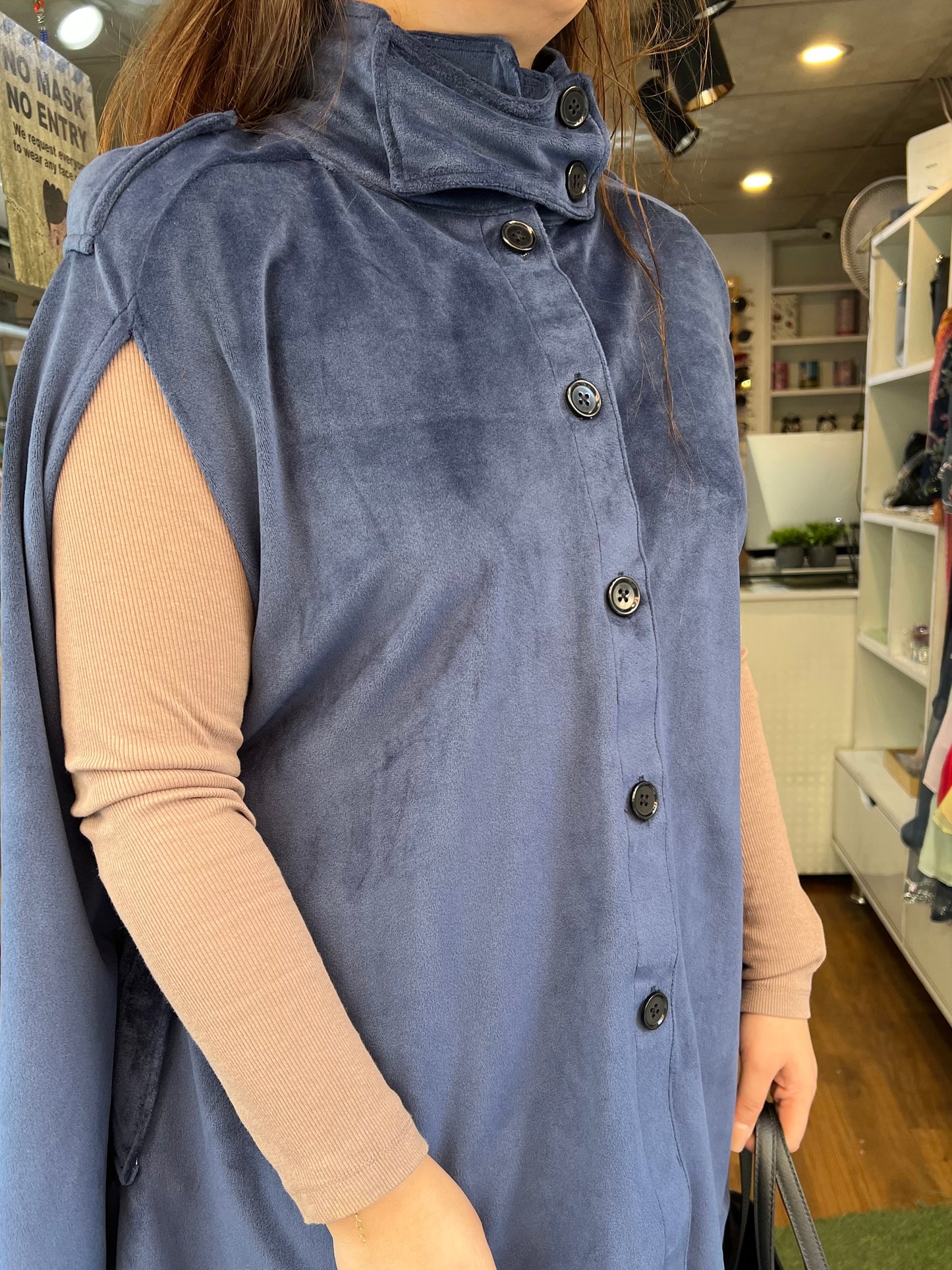 Akiri Blue Velvet Cordset