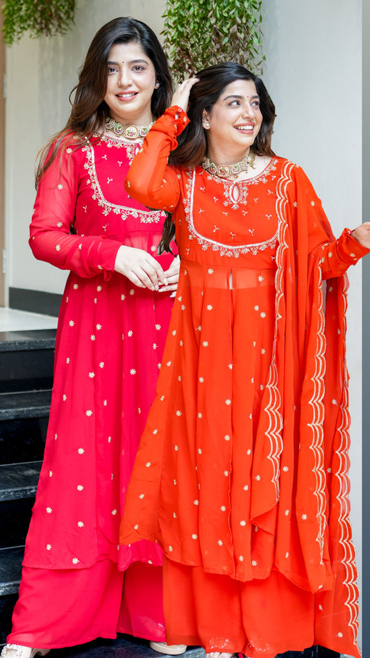 Chandni Embroidered Anarkali Suit