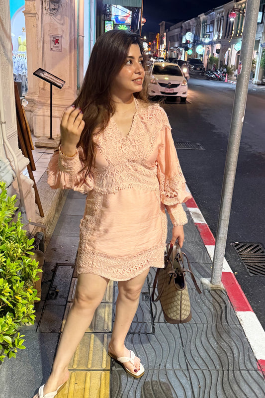 Yono Cotton Short Dress