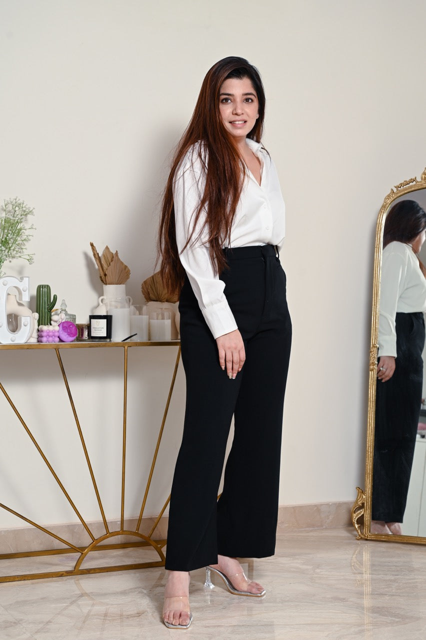 Timsy White Satin Top