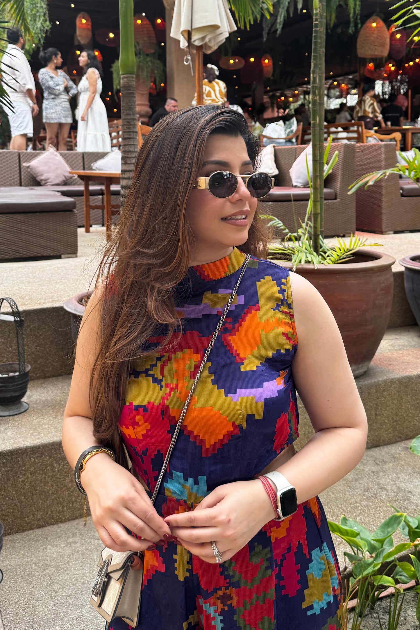 Nerah Printed Side Cut Jumpsuit