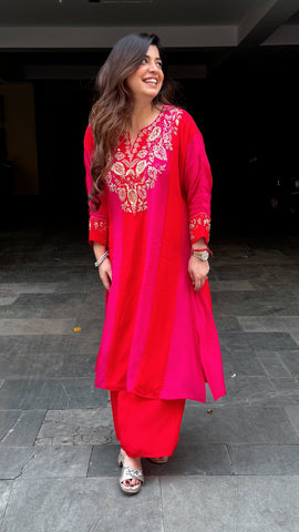 Gaura Embroidered Cord Set