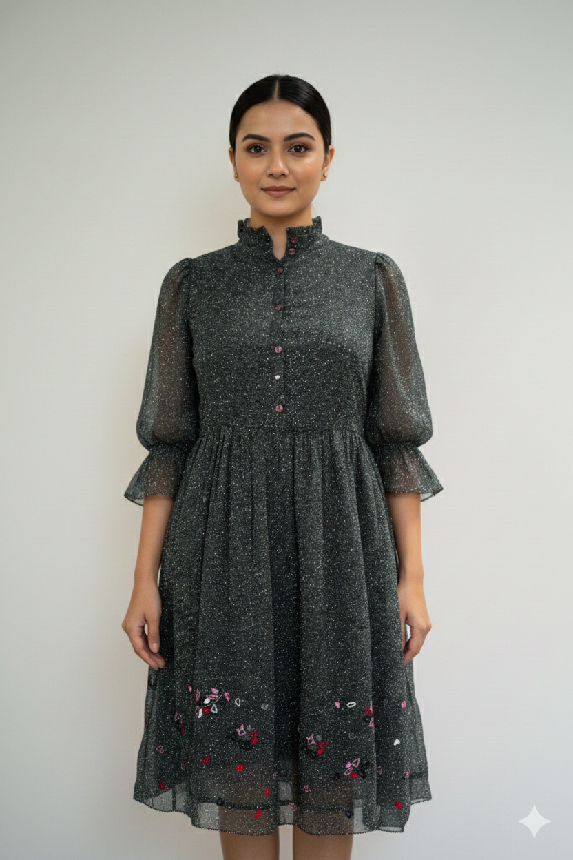 Printed Short Dress