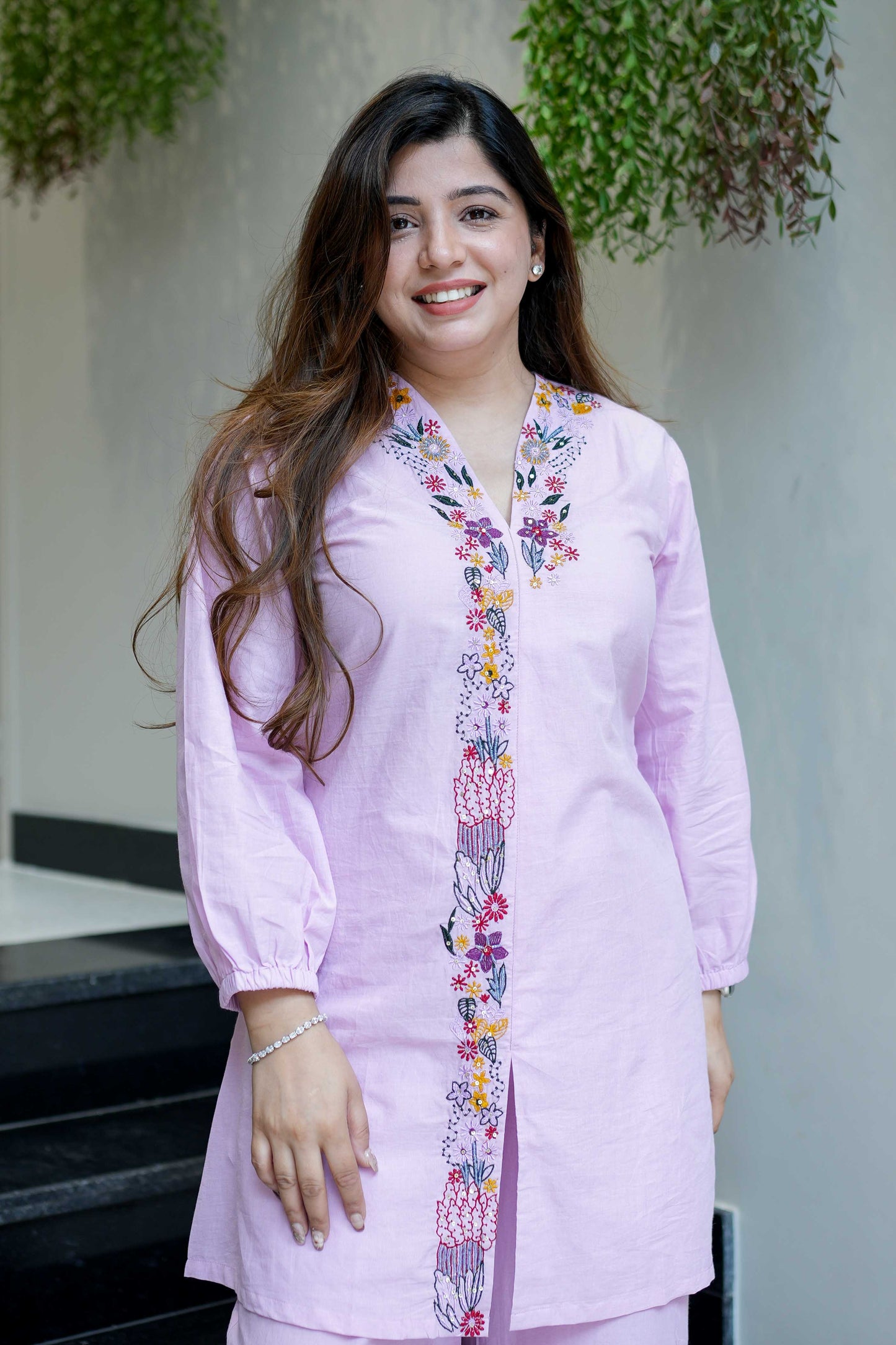 Vrinah Embriodered Cotton Cordet