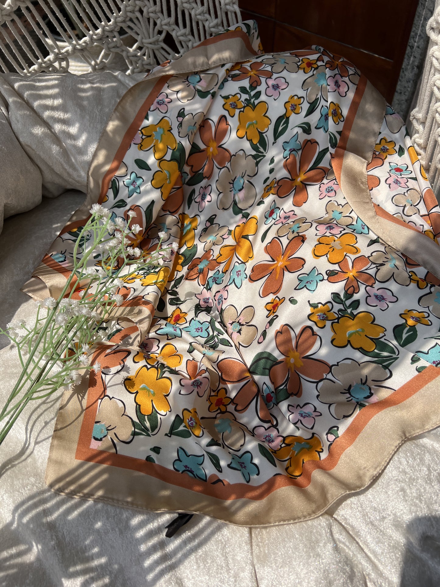 Silk Printed Scarf