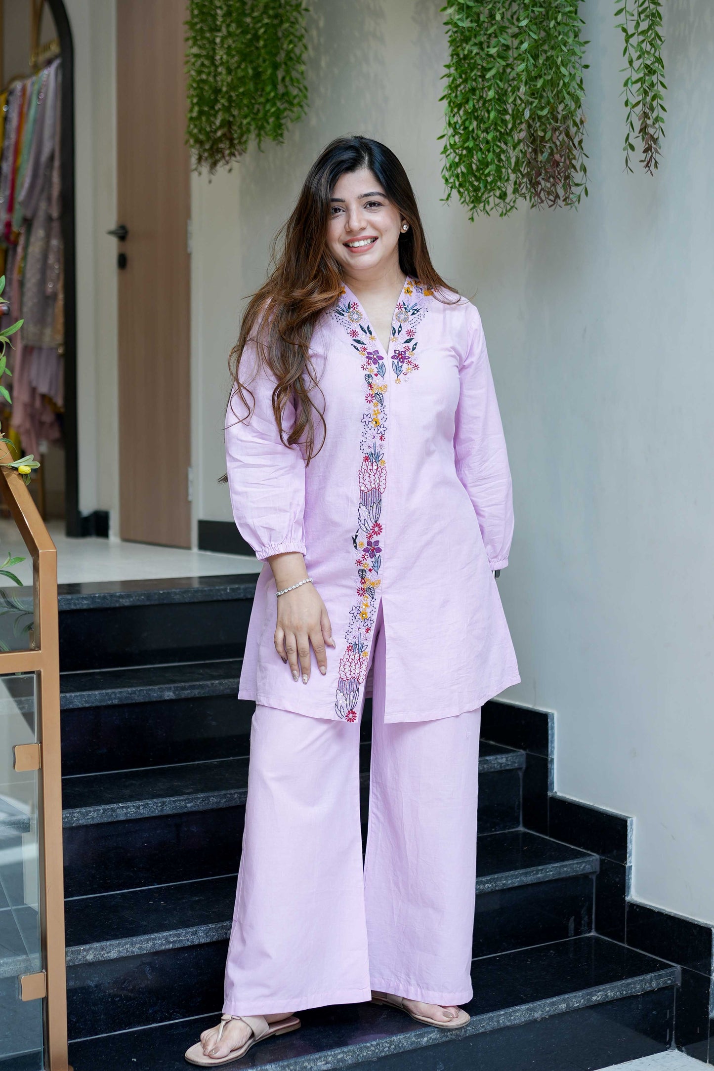 Vrinah Embriodered Cotton Cordet