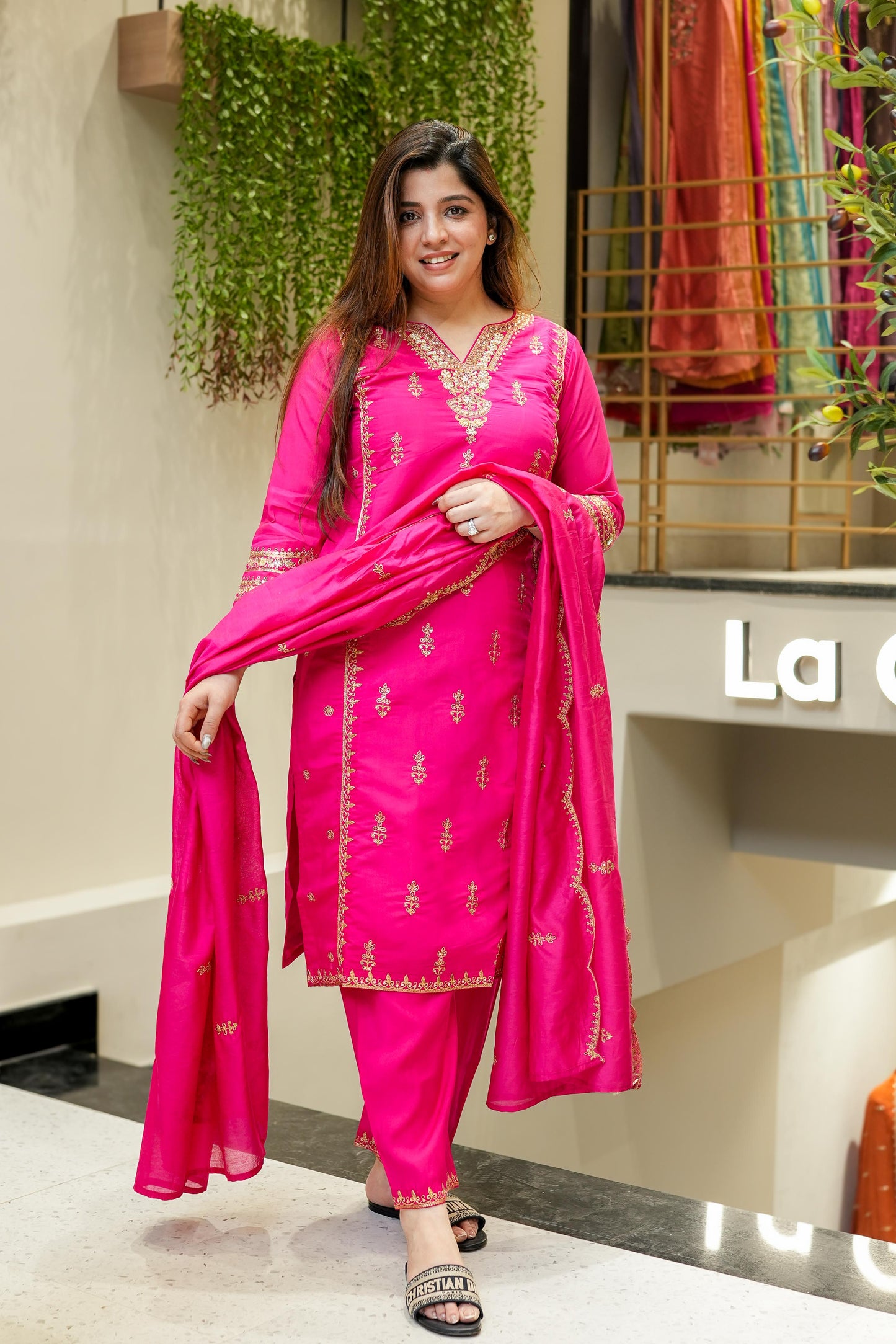 Navira Embroidered Suit Set