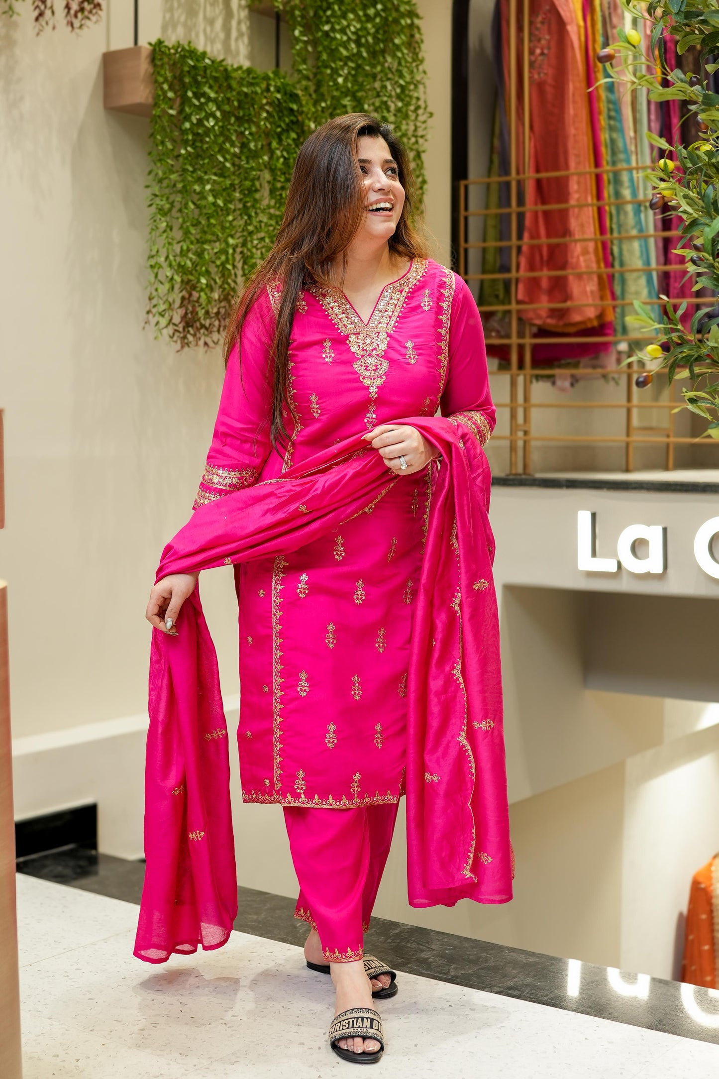 Navira Embroidered Suit Set