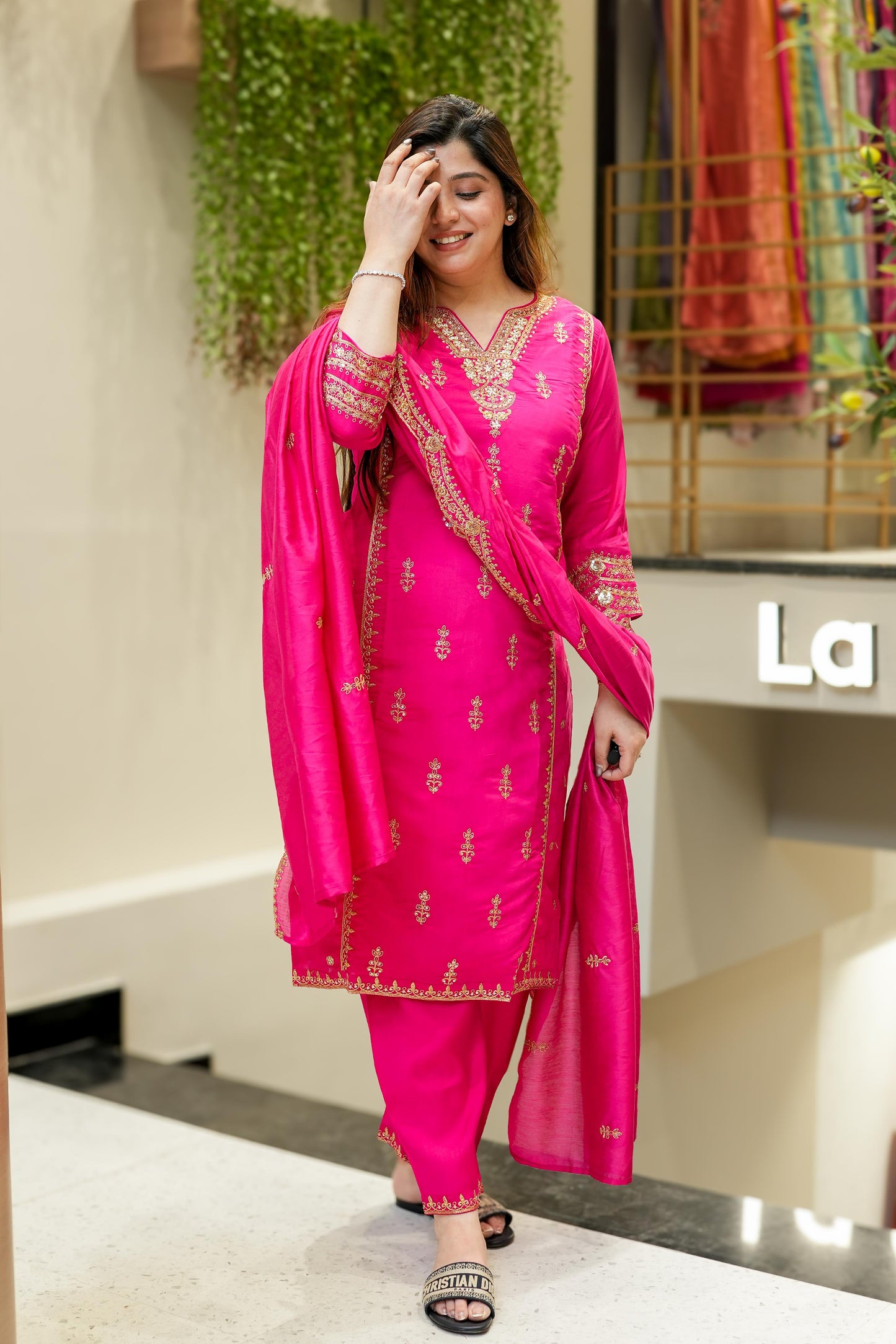 Navira Embroidered Suit Set