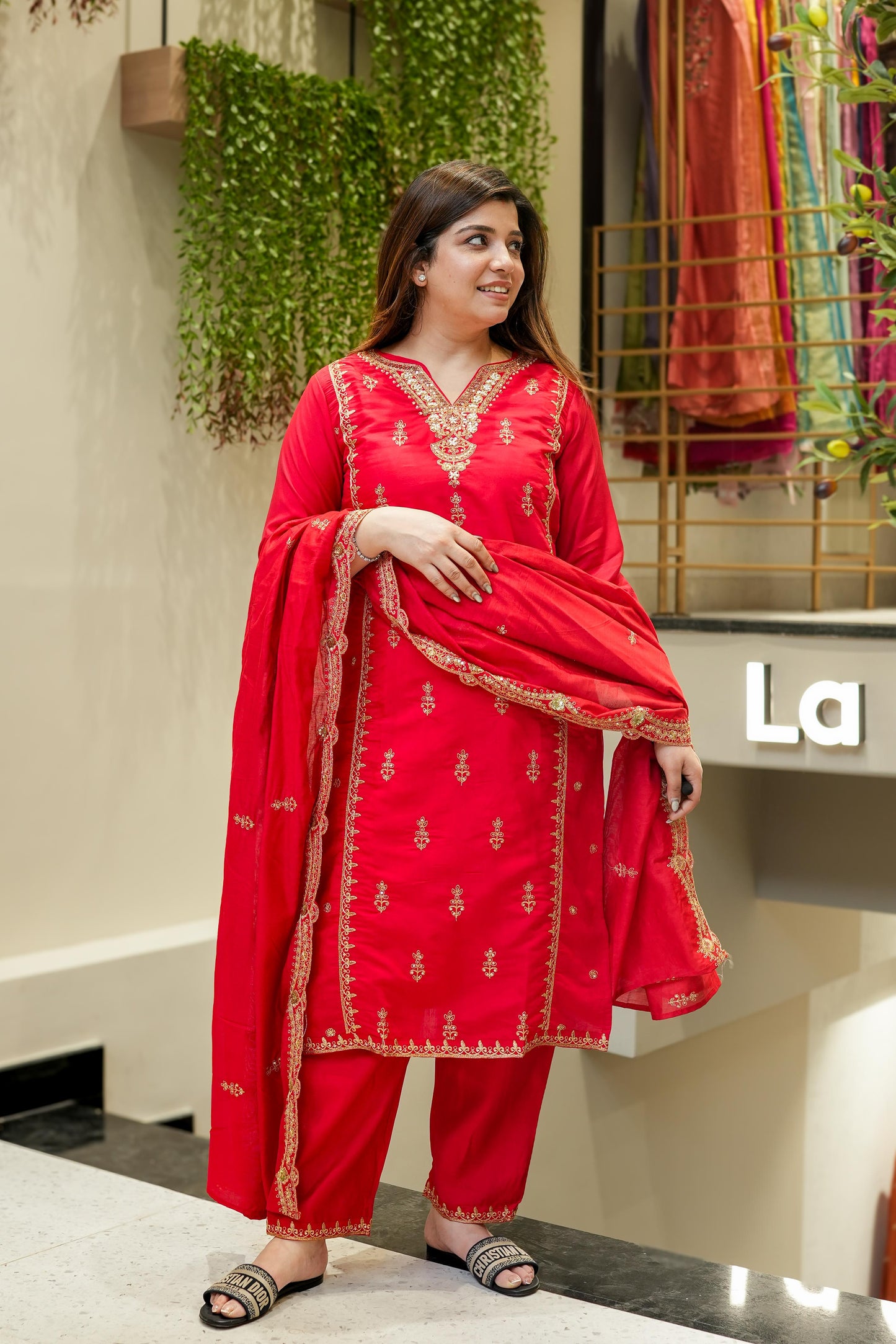 Navira Embroidered Suit Set