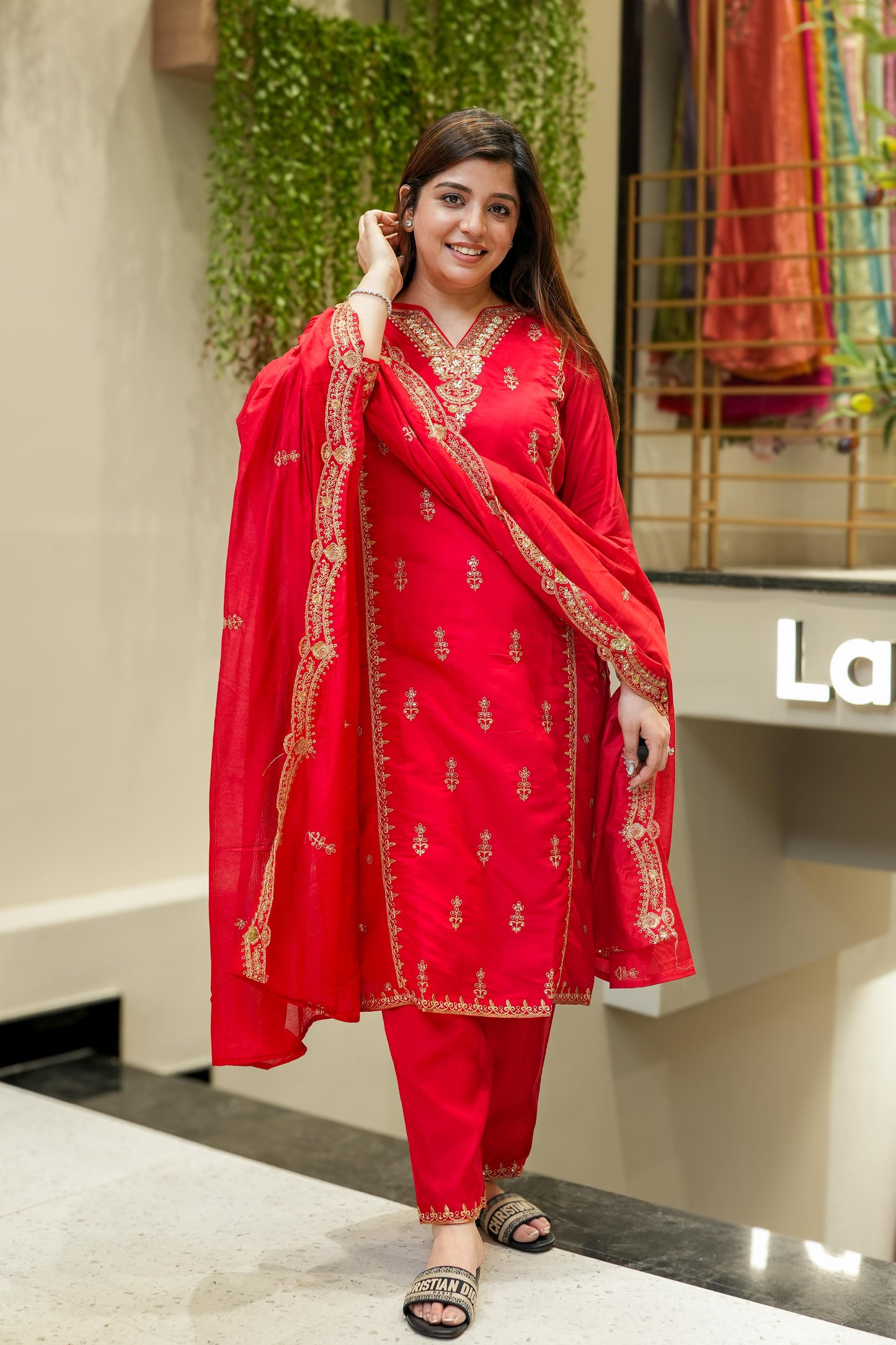 Navira Embroidered Suit Set