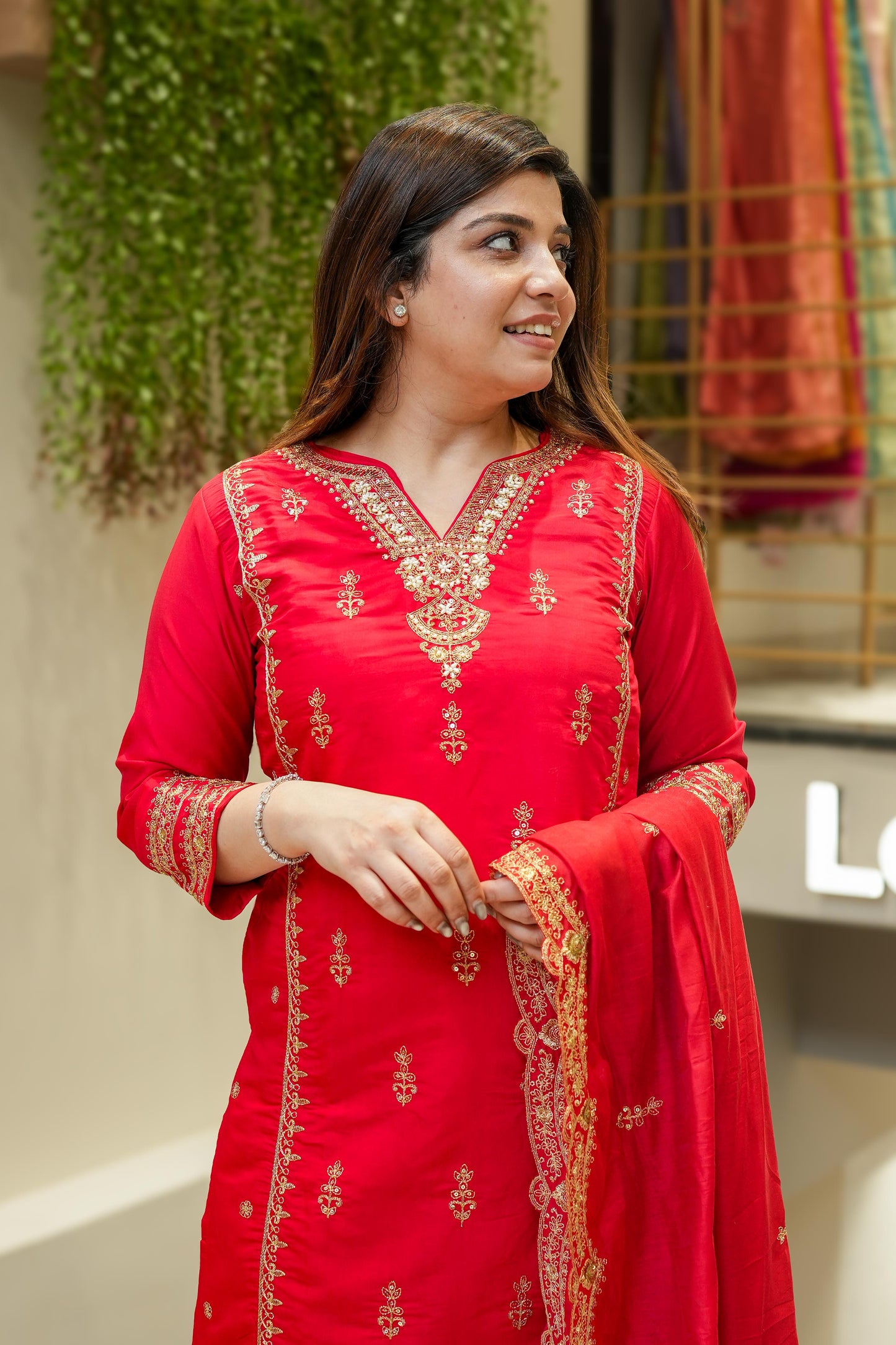 Navira Embroidered Suit Set