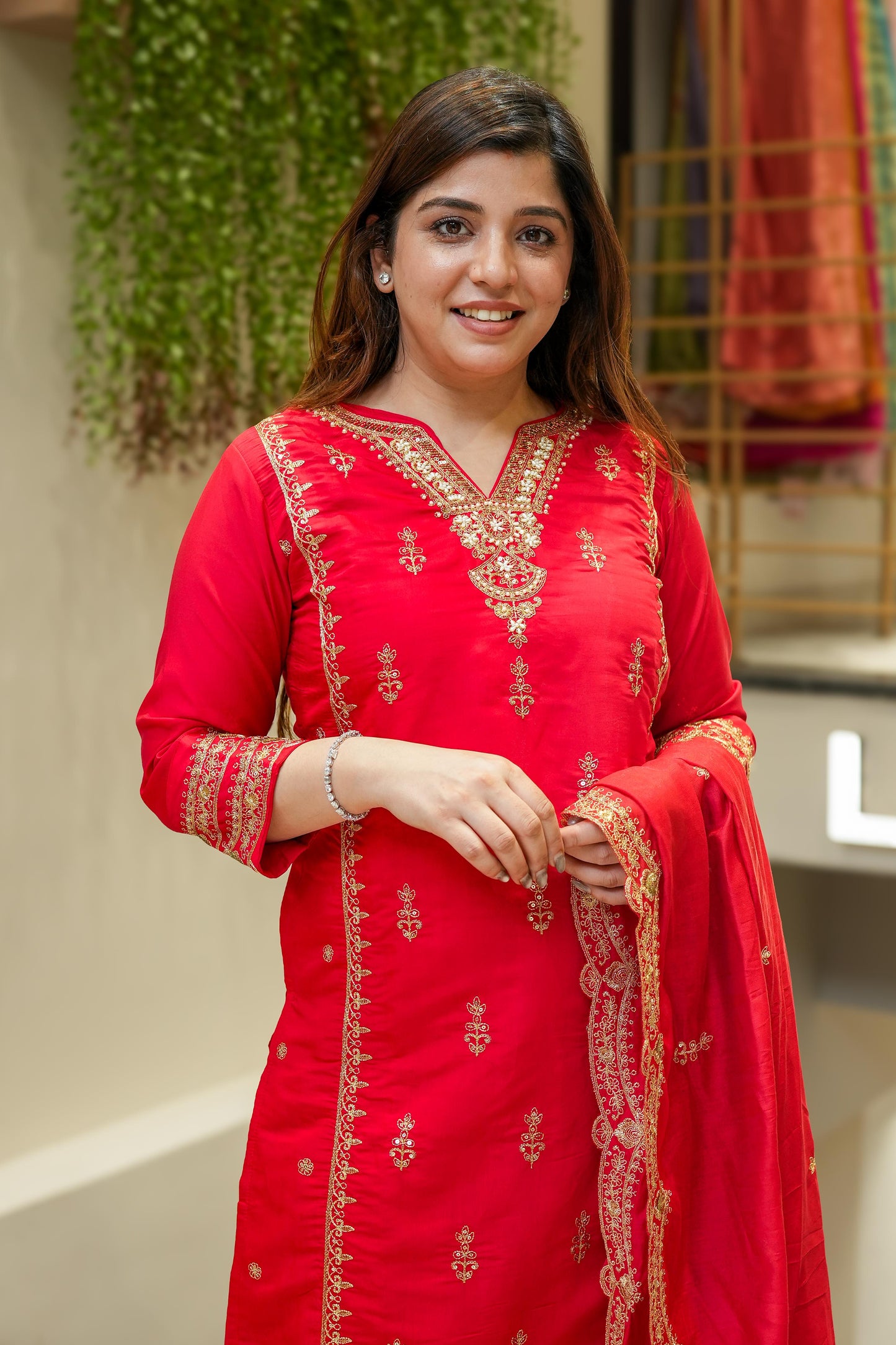 Navira Embroidered Suit Set
