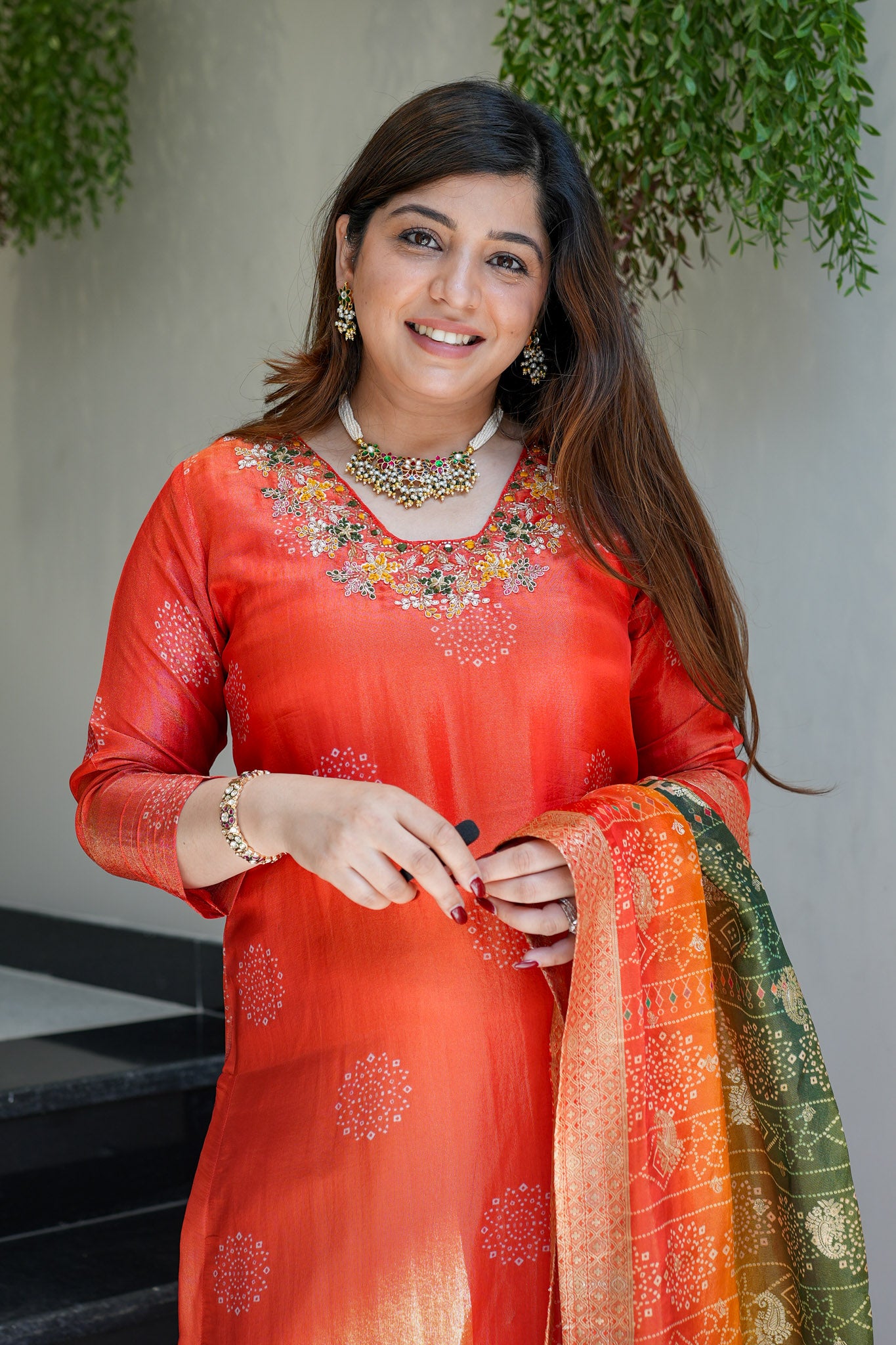 Zafar Embroidered Silk Suit Set