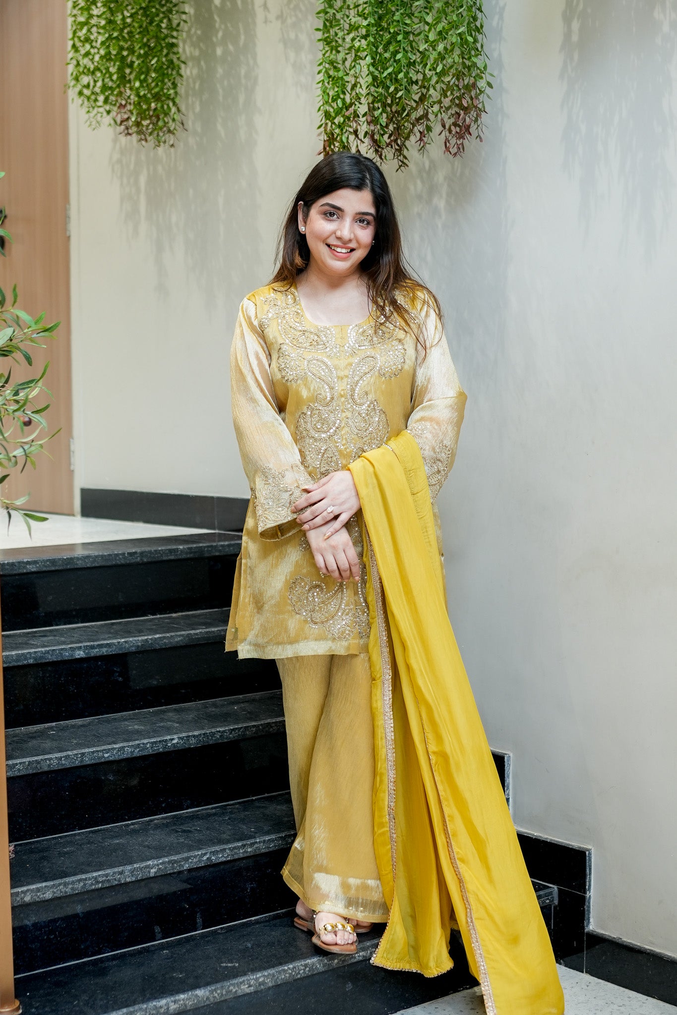 Ahana Embroidered Suit Set