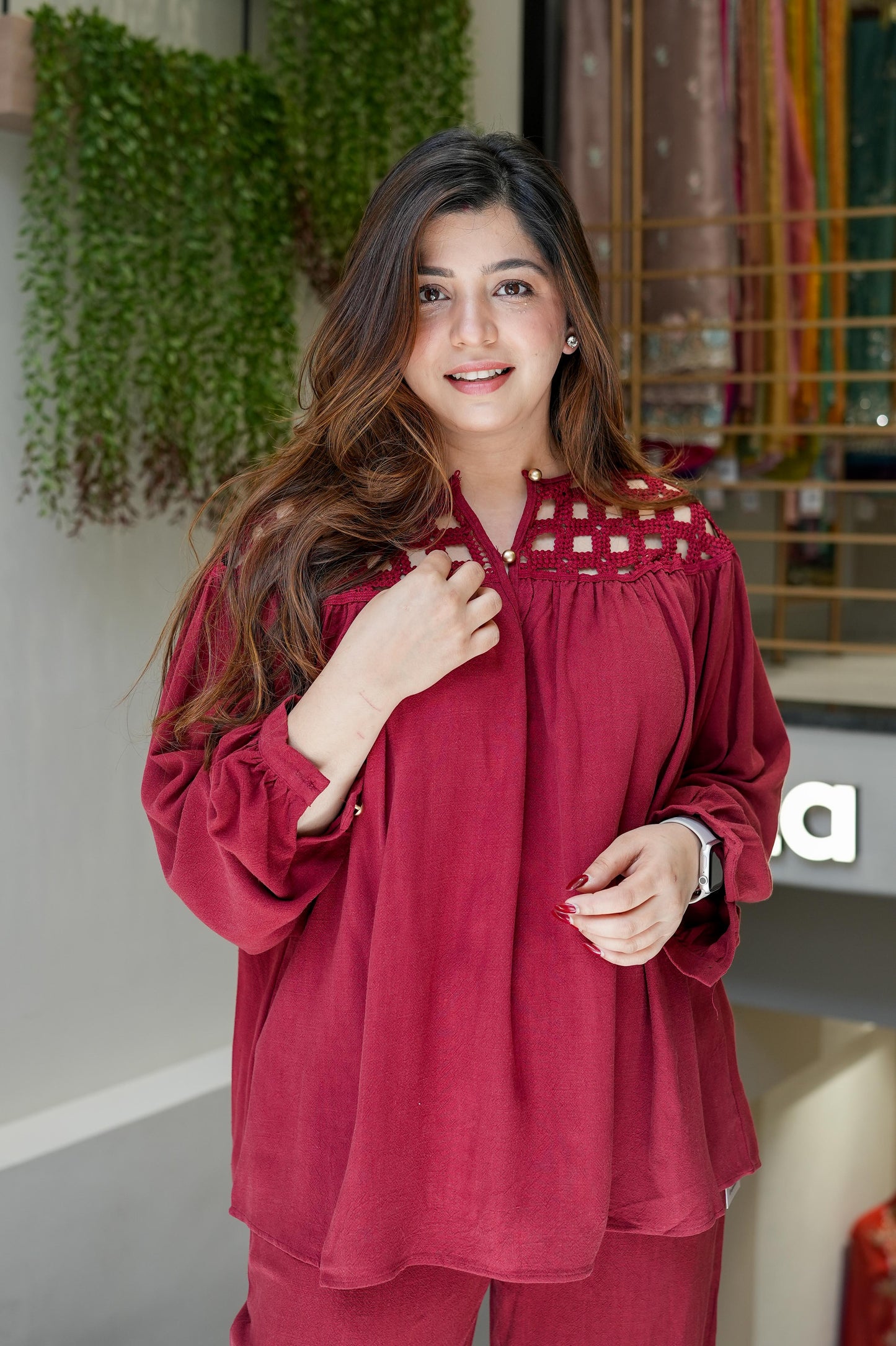 Camellia Luxe Linen Cordset