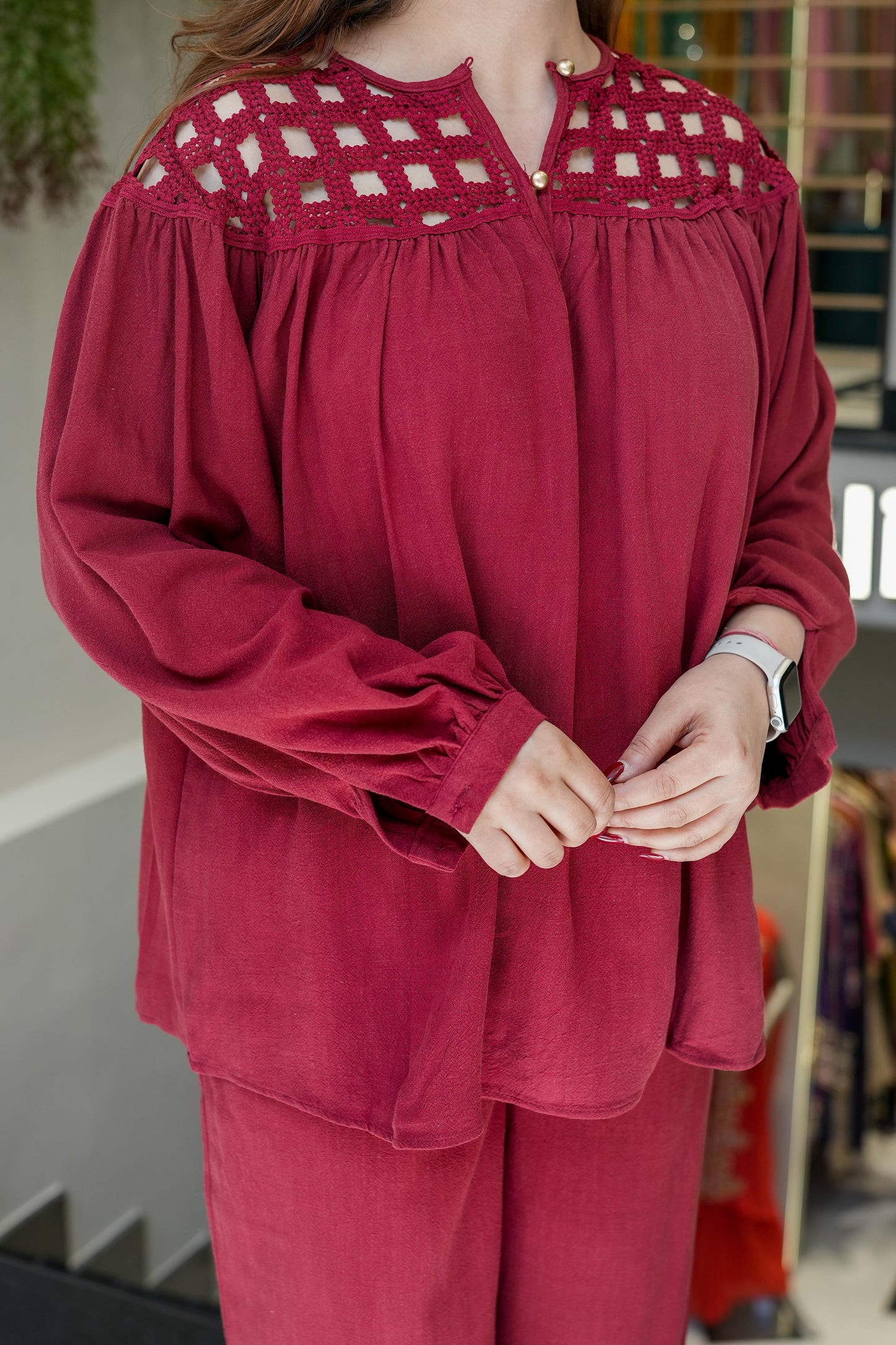 Camellia Luxe Linen Cordset