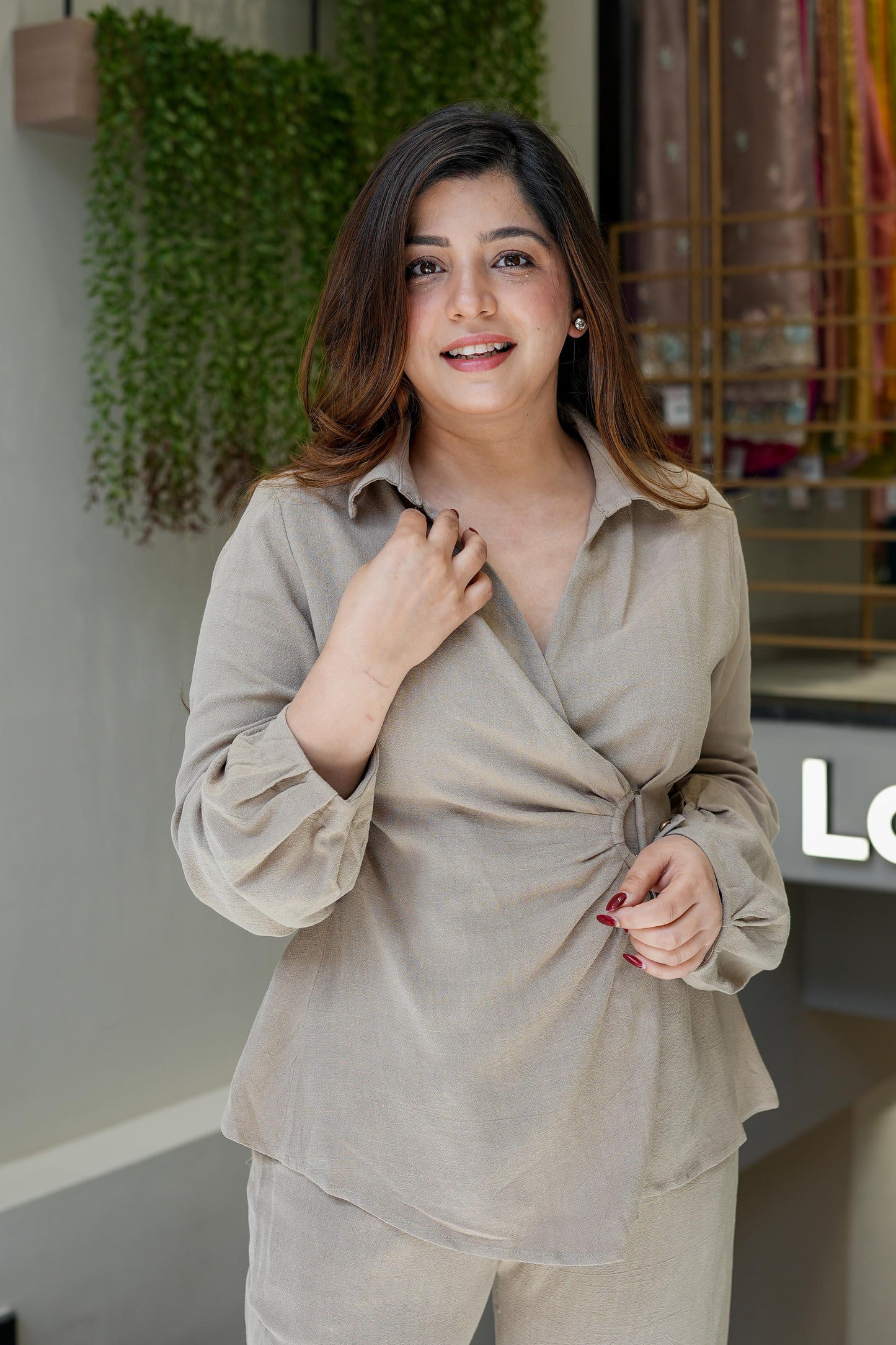 Arina Luxe Linen Cordset