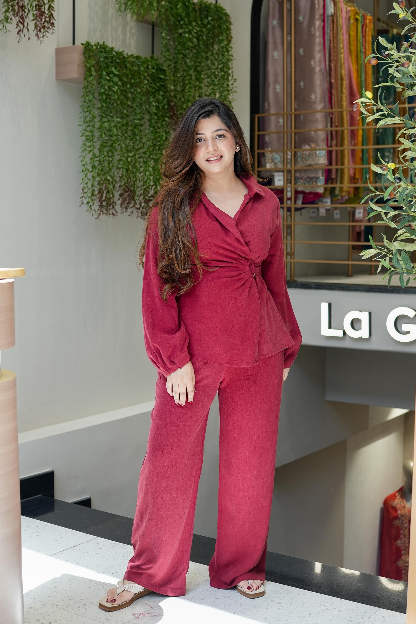 Arina Luxe Linen Cordset