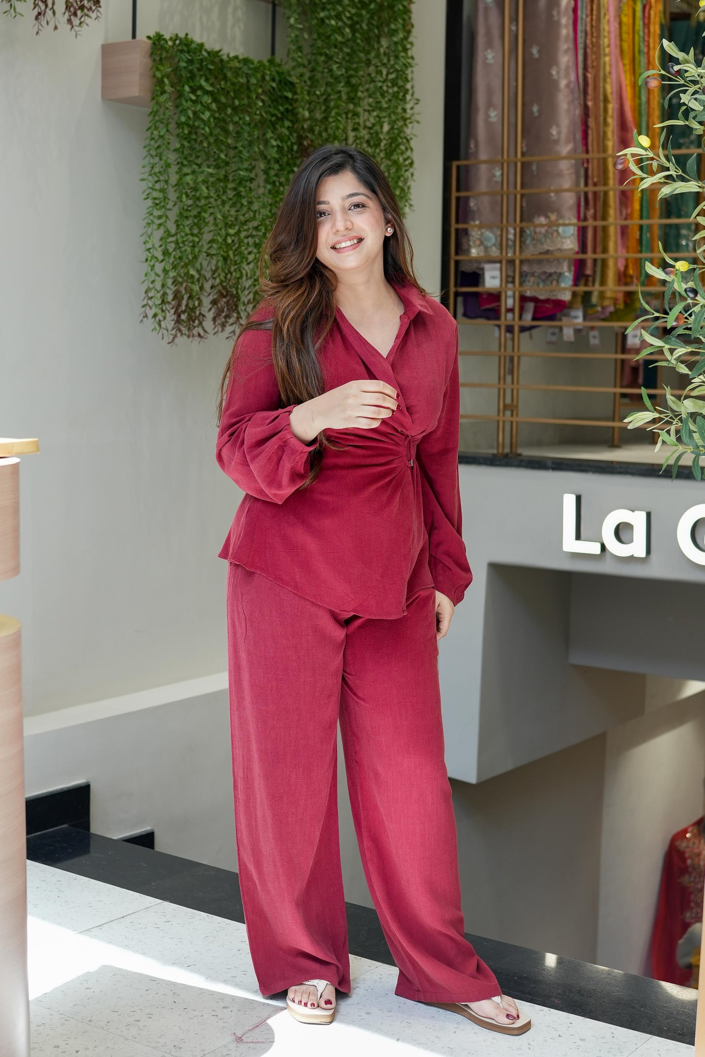 Arina Luxe Linen Cordset
