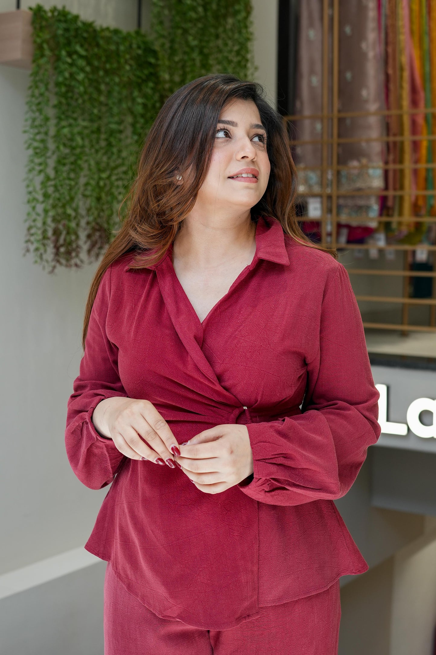 Arina Luxe Linen Cordset