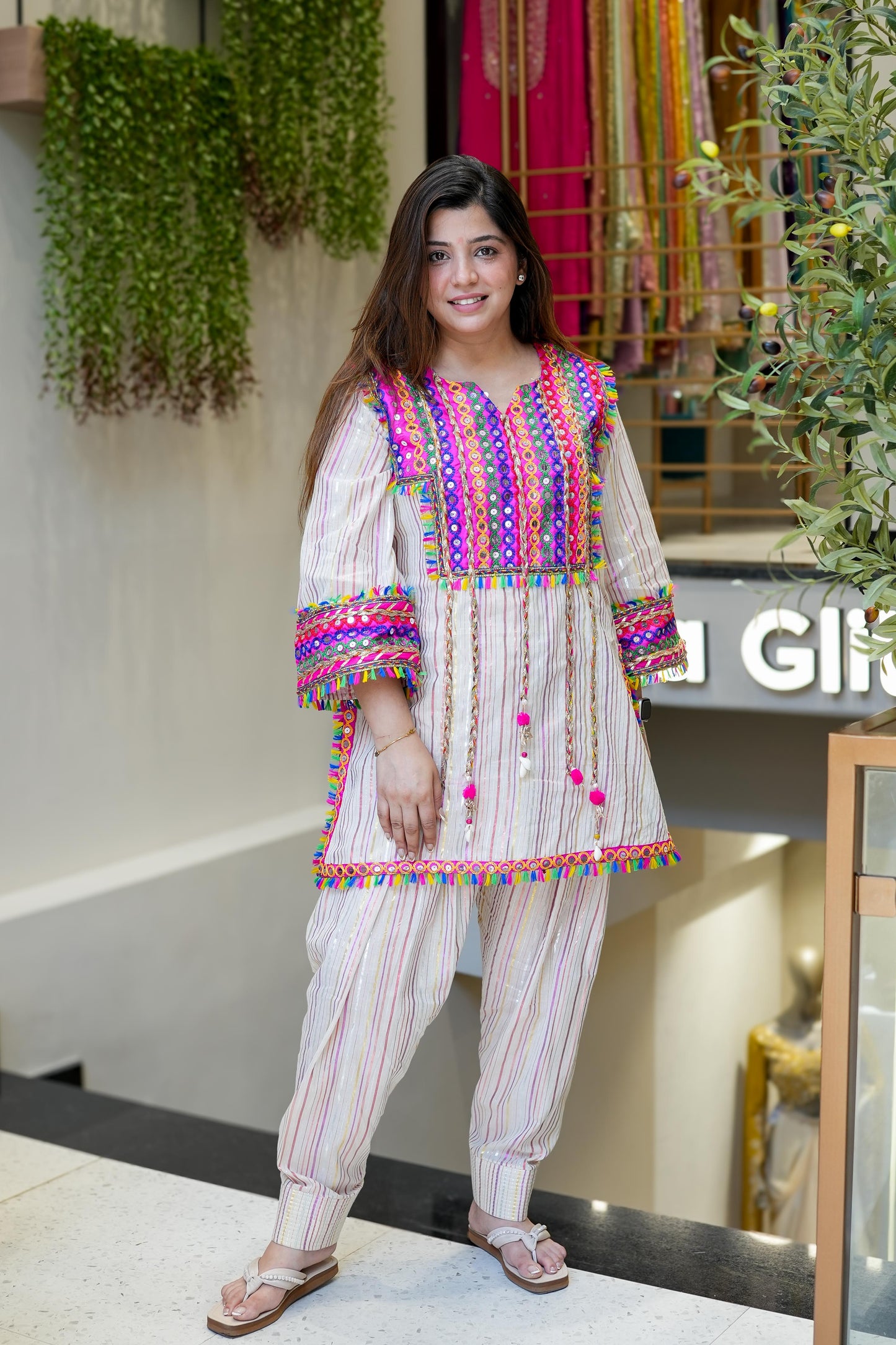 Rimsha Multicolored Embroidered Co ord Sets