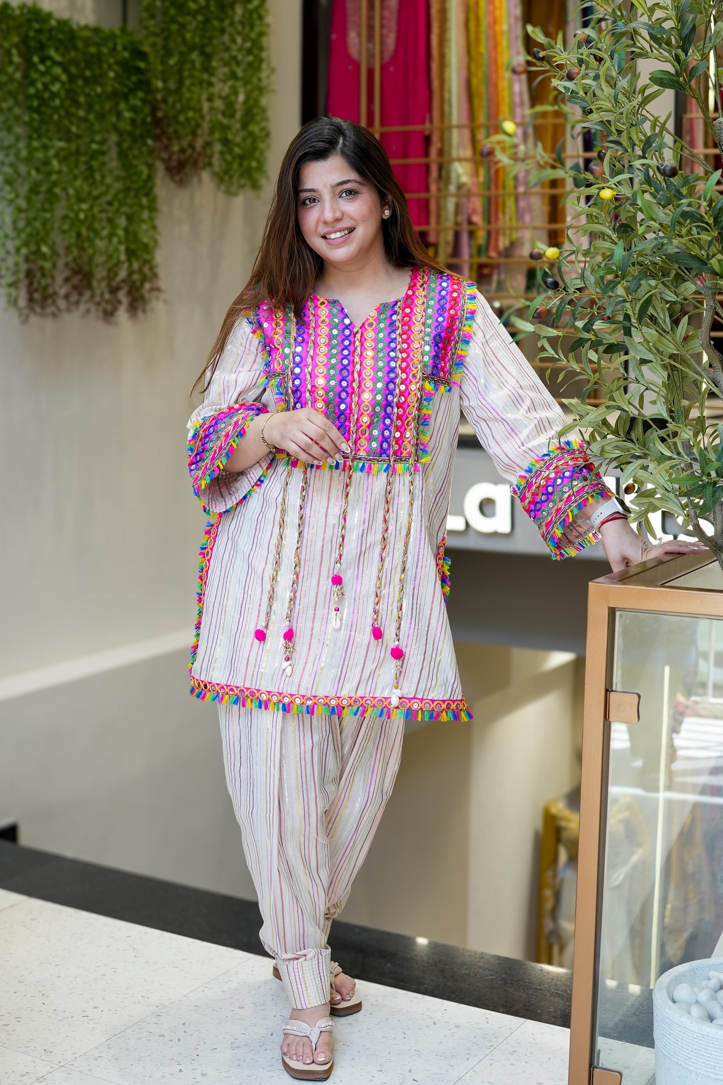 Rimsha Multicolored Embroidered Co ord Sets