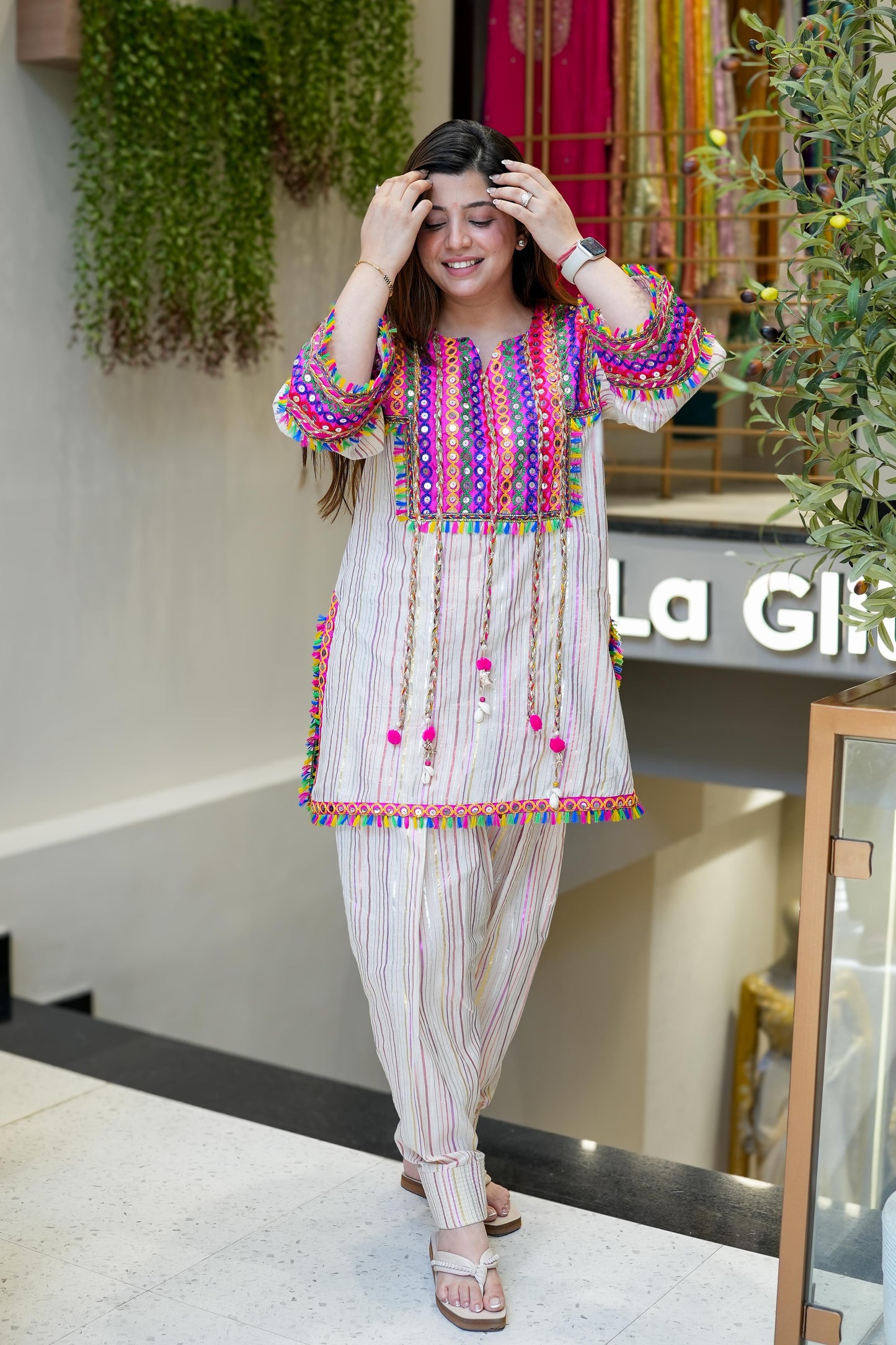 Rimsha Multicolored Embroidered Co ord Sets