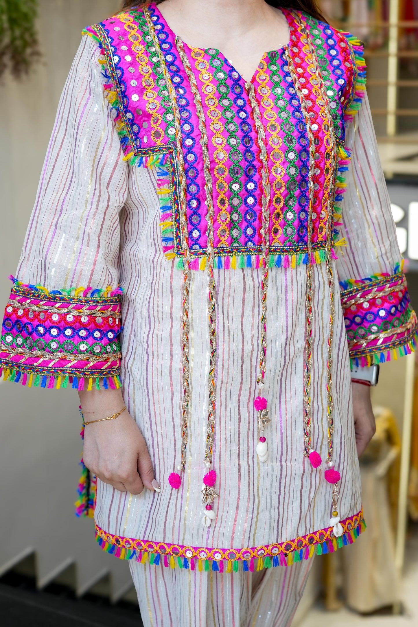 Rimsha Multicolored Embroidered Co ord Sets