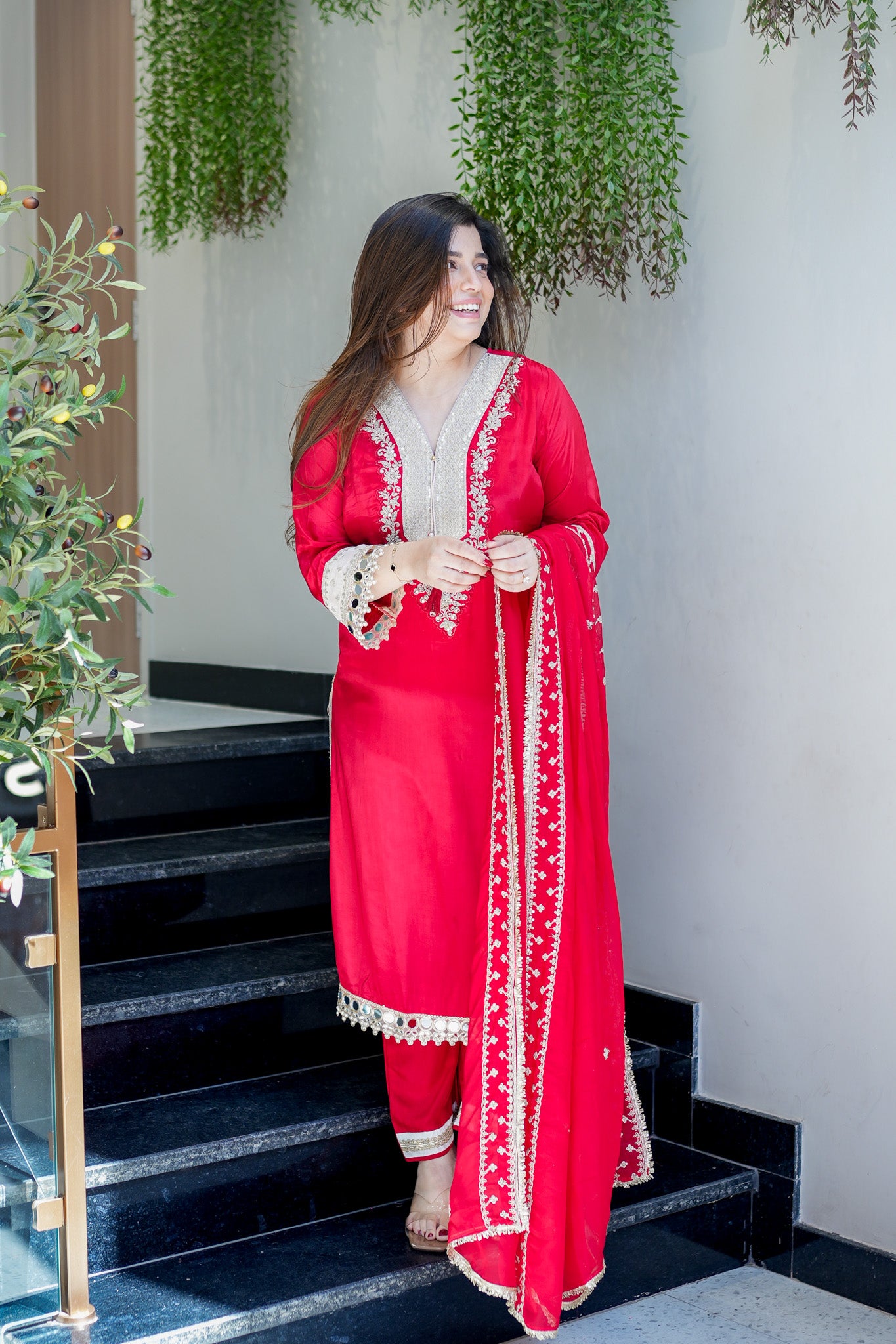 Pranaya Hand Embroidered Suit Set