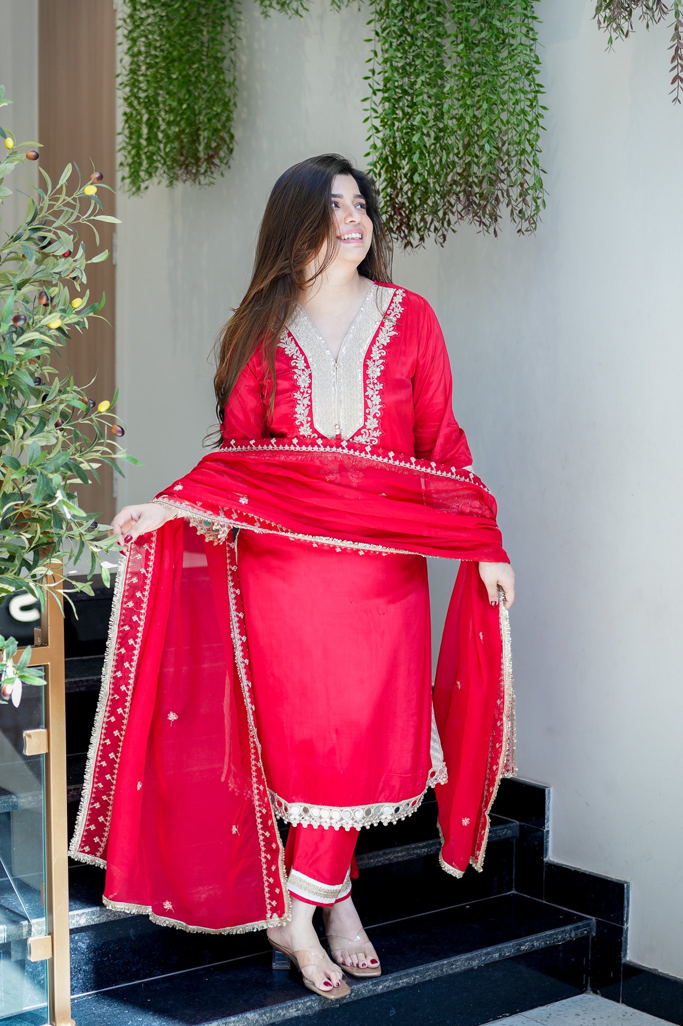Pranaya Hand Embroidered Suit Set