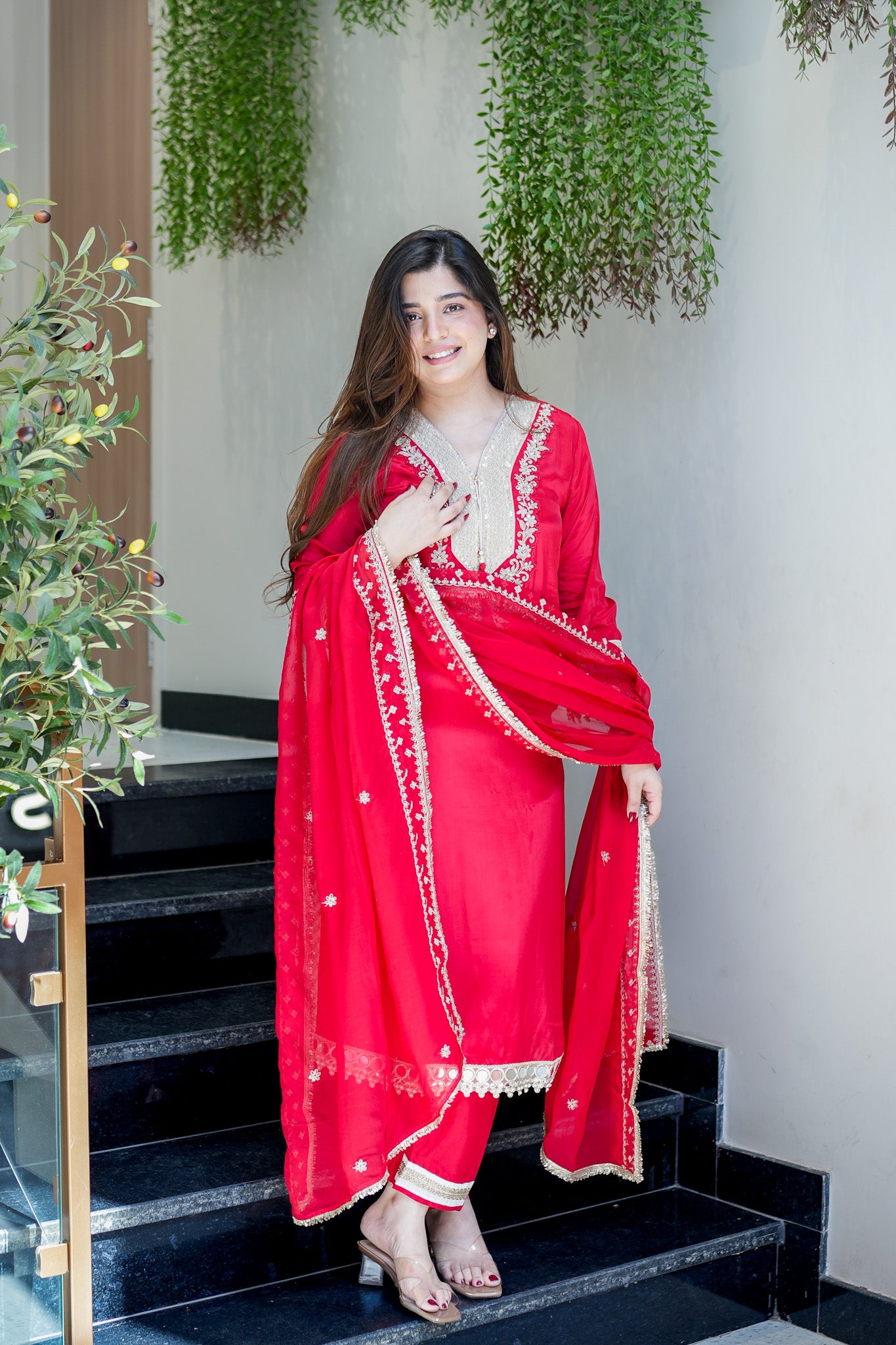 Pranaya Hand Embroidered Suit Set