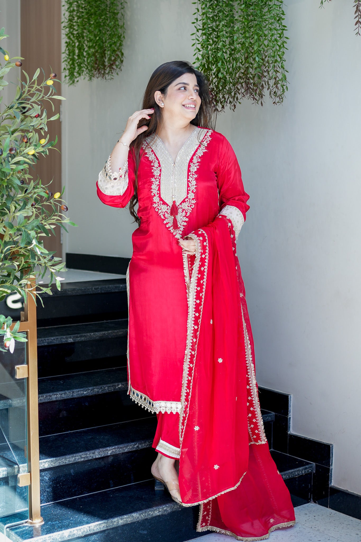 Pranaya Hand Embroidered Suit Set