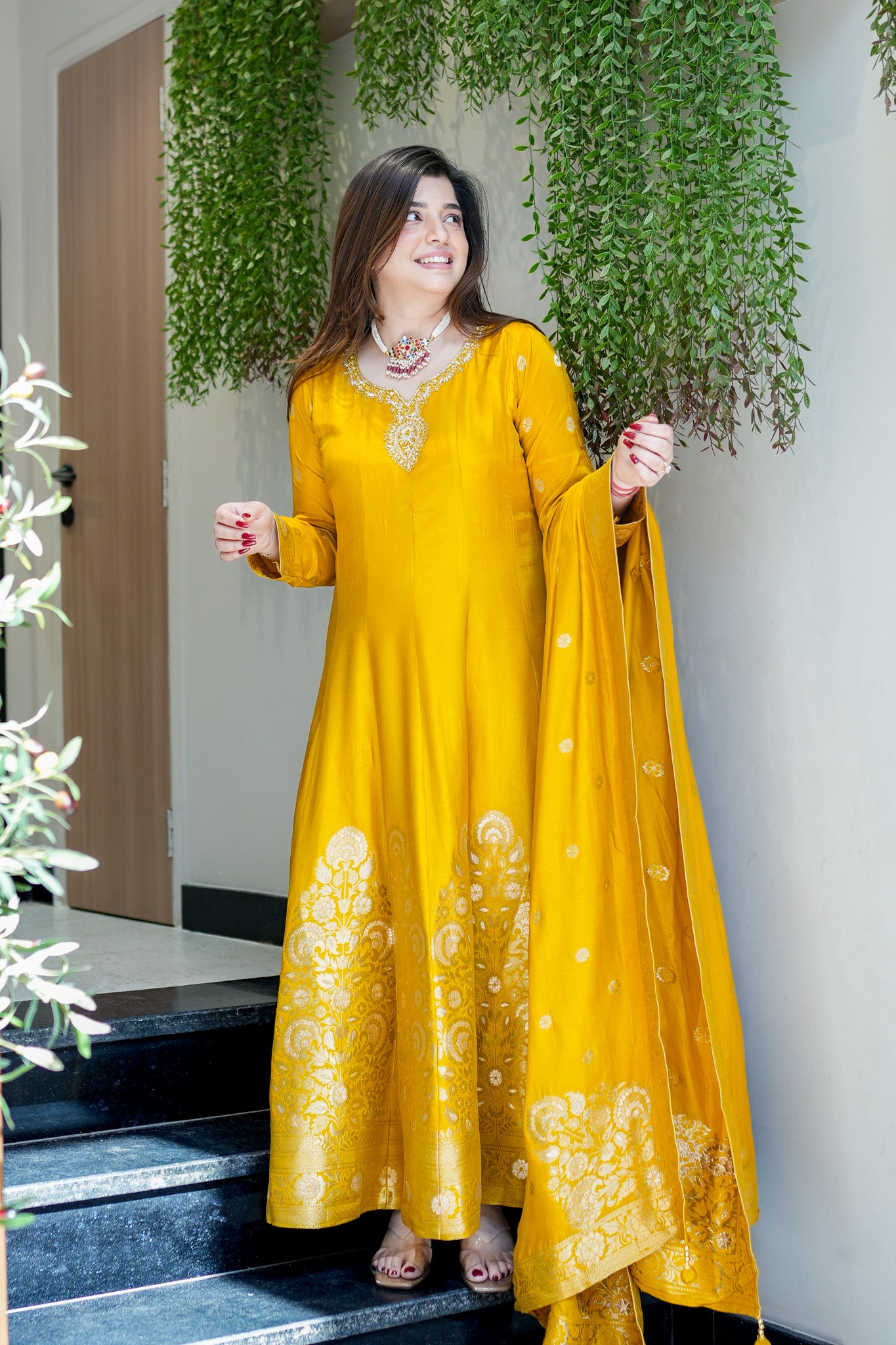 Arnika Embroidered Anarkali Suit Set