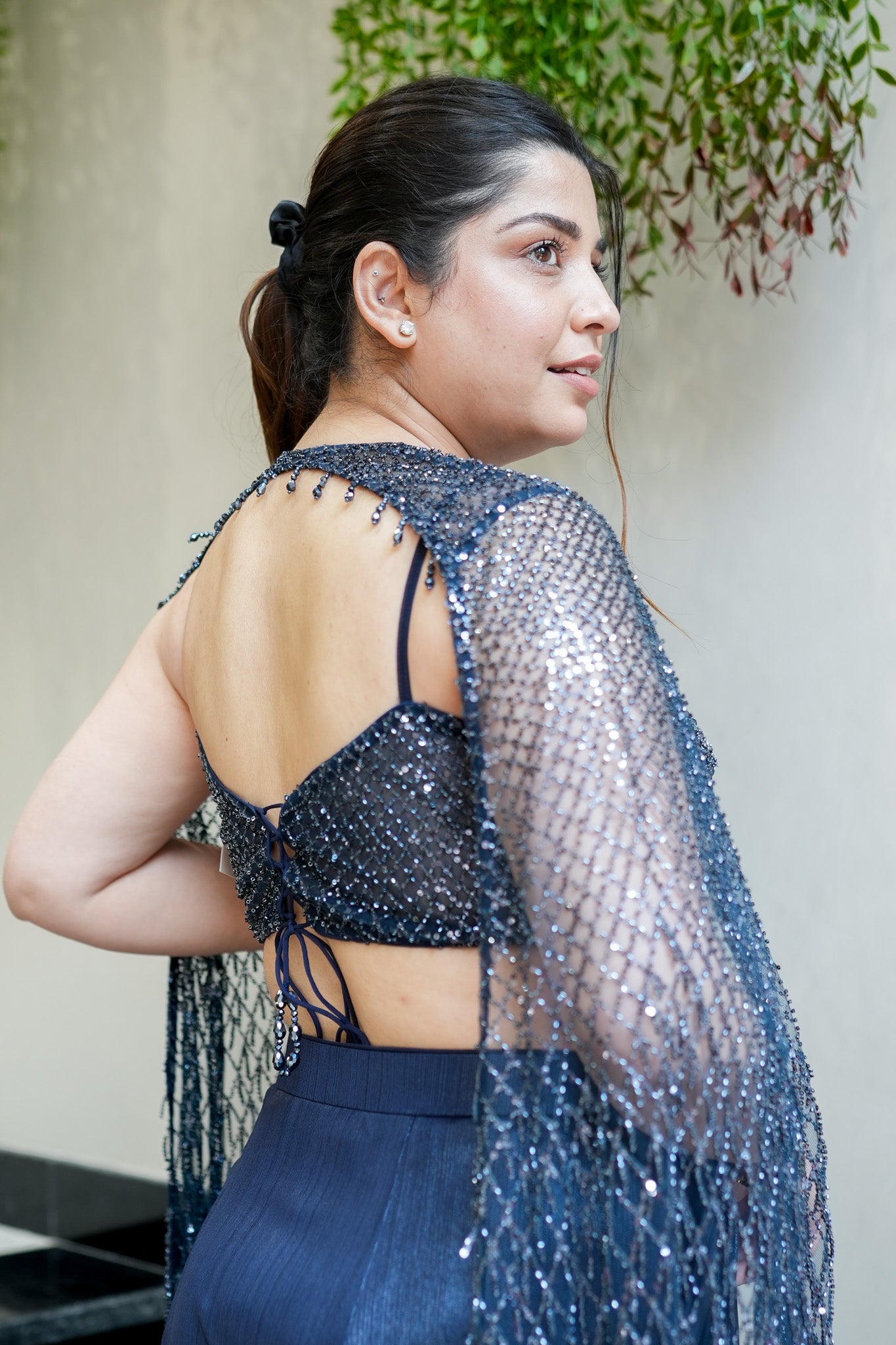 Ratna Hand Embroidered Lehenga with Cape