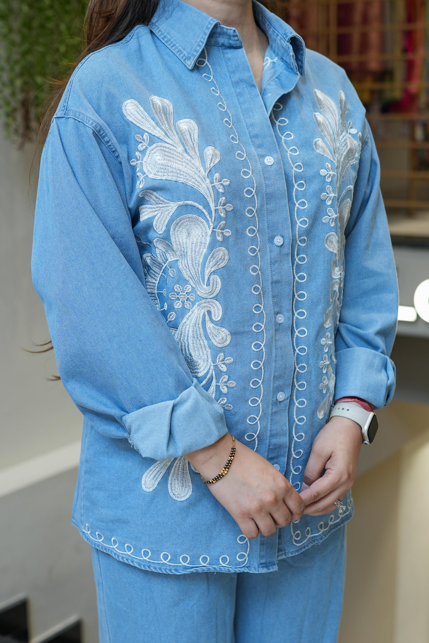 Rosa Denim On Denim Cord Set