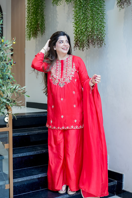 Mehaya Embroidered Suit Set