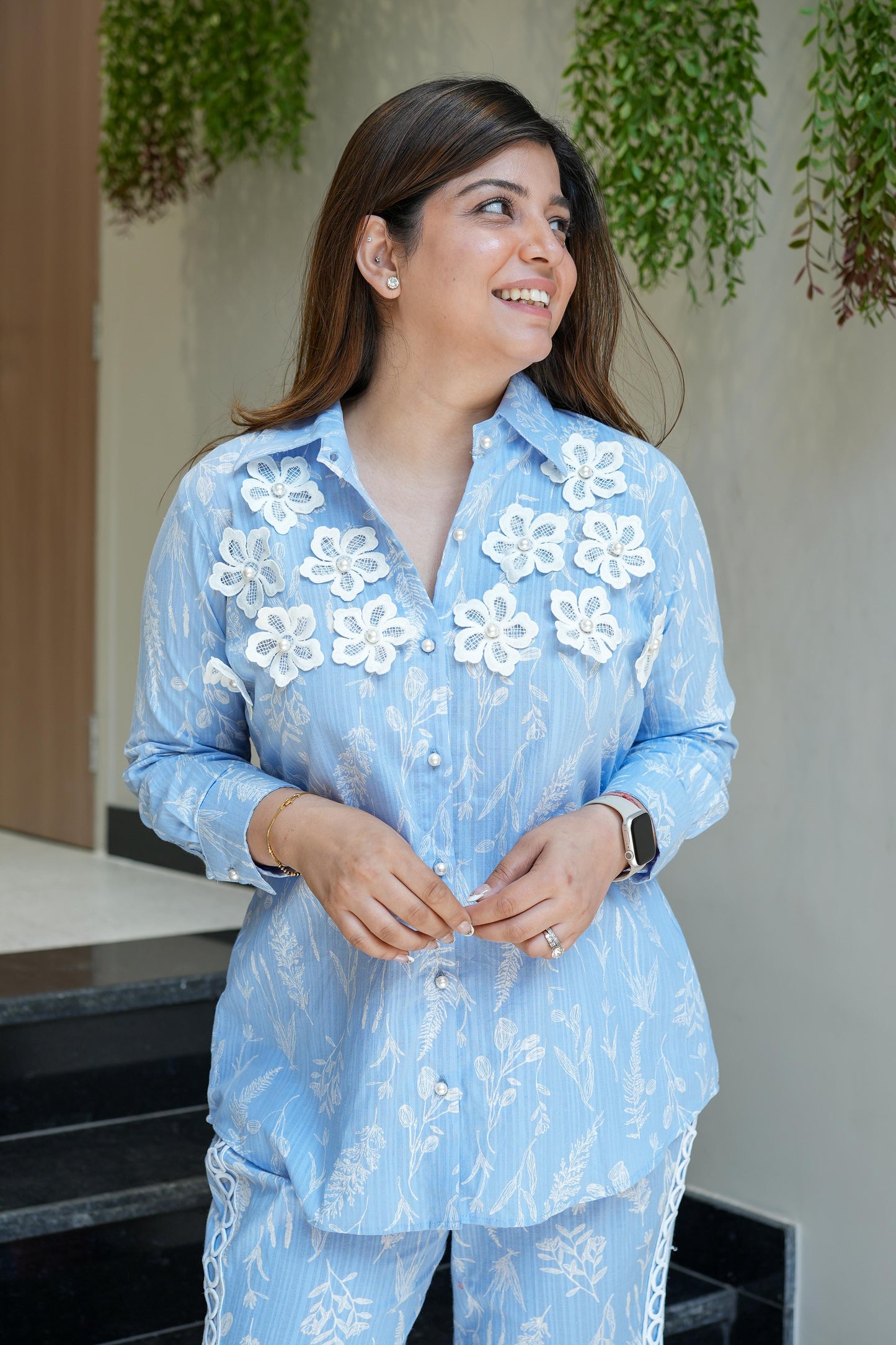 Enaa Floral Embroidered Co ords