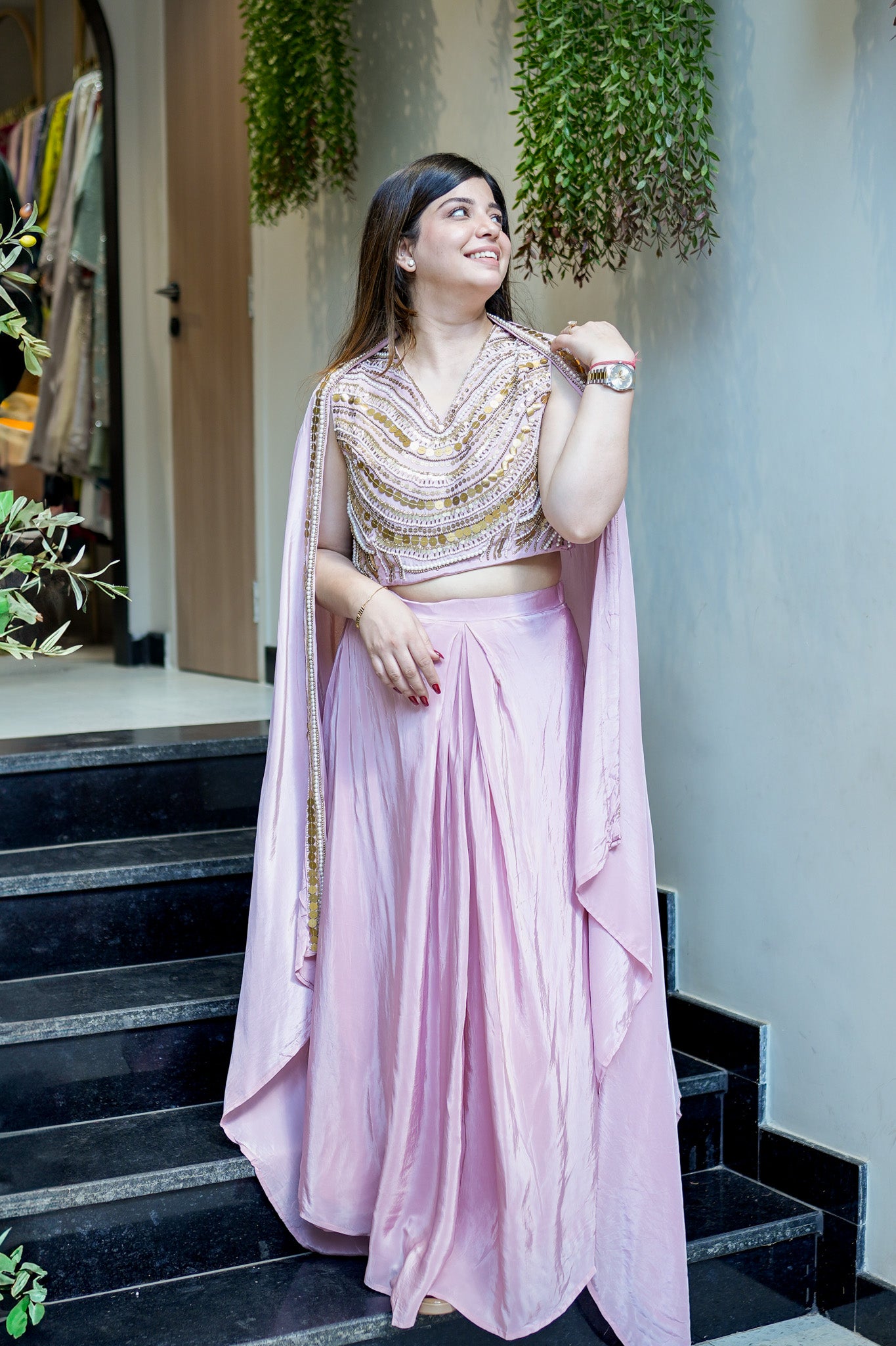 Aavya Embroidered Three Piece Set