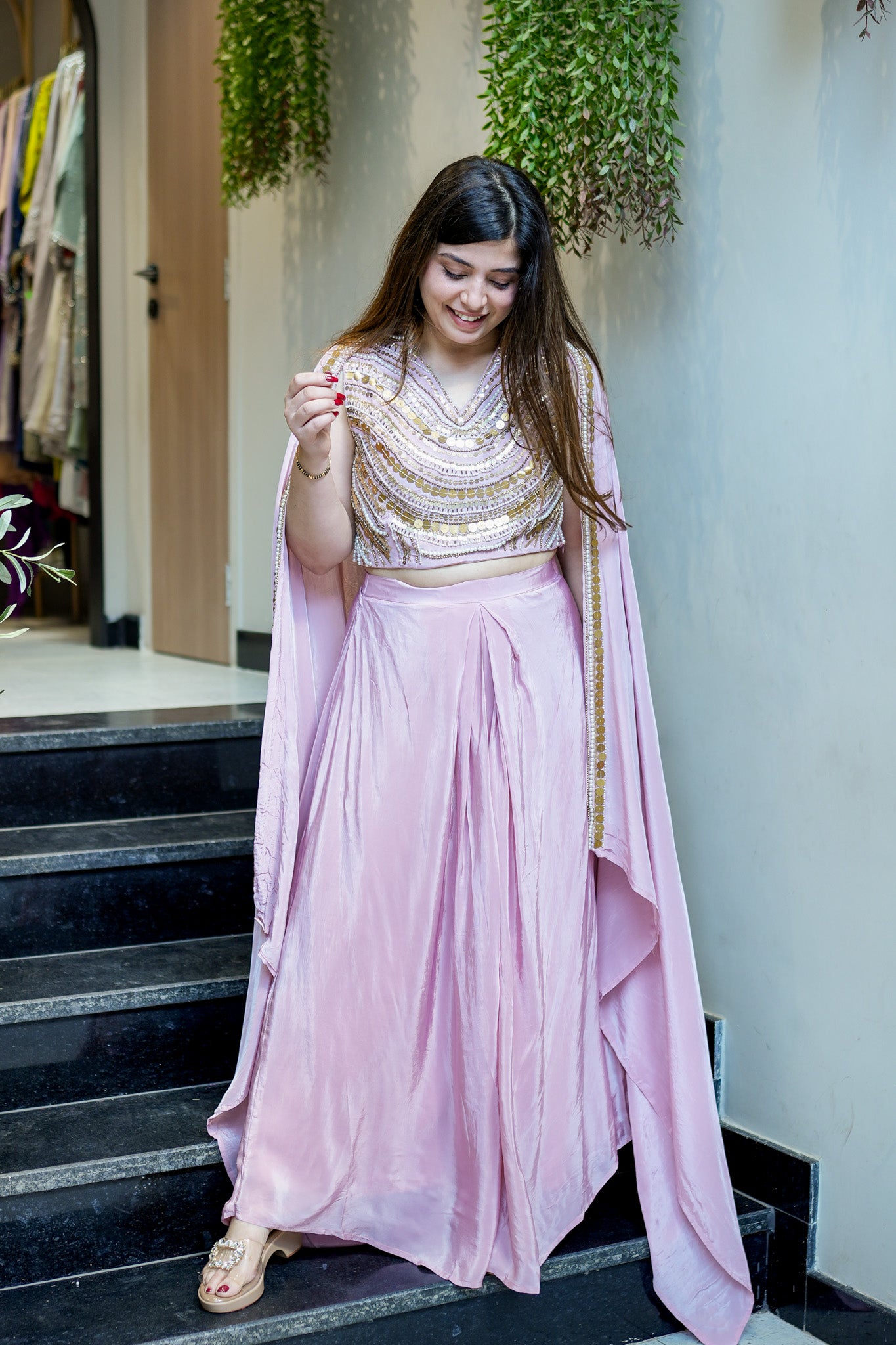 Aavya Embroidered Three Piece Set