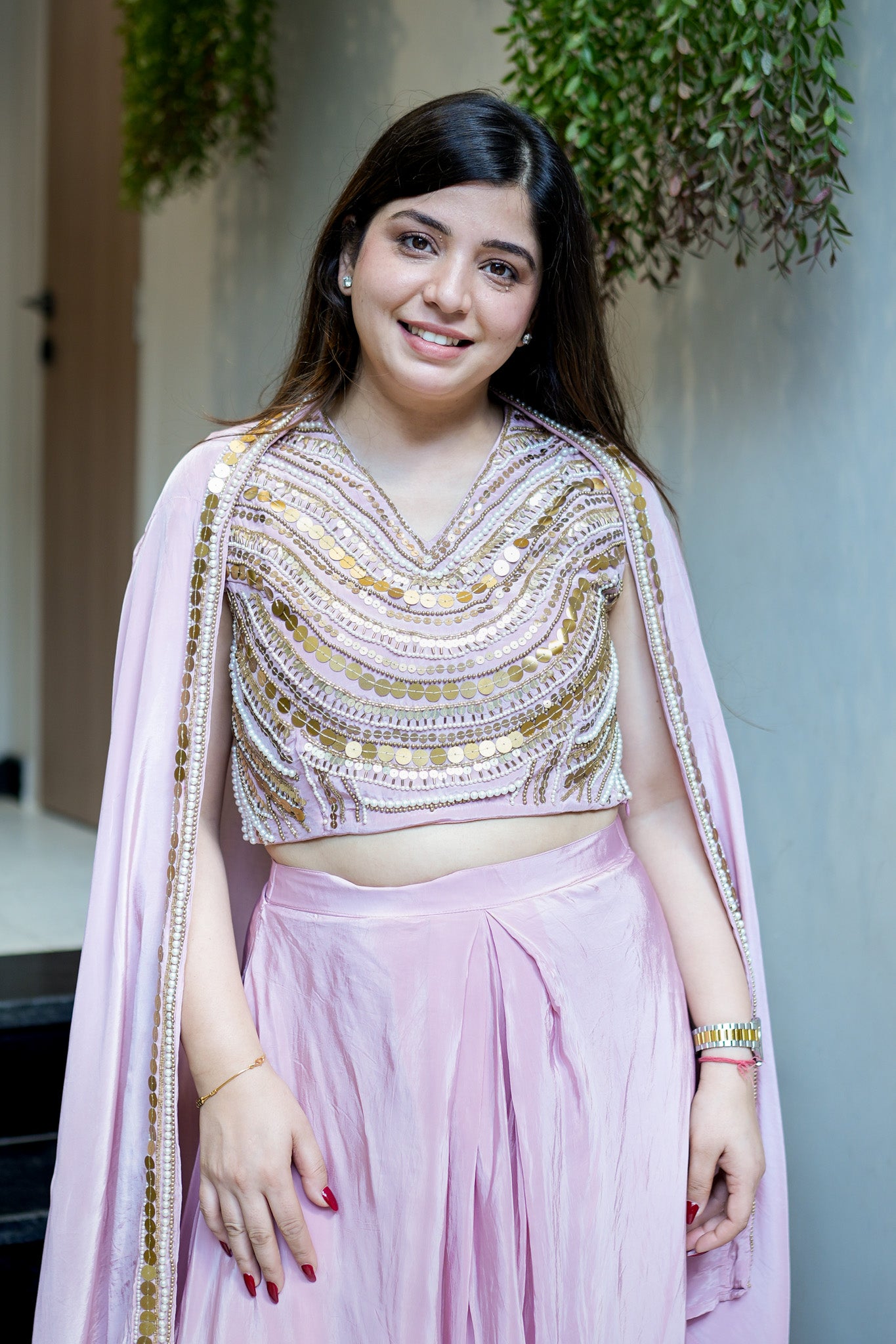 Aavya Embroidered Three Piece Set