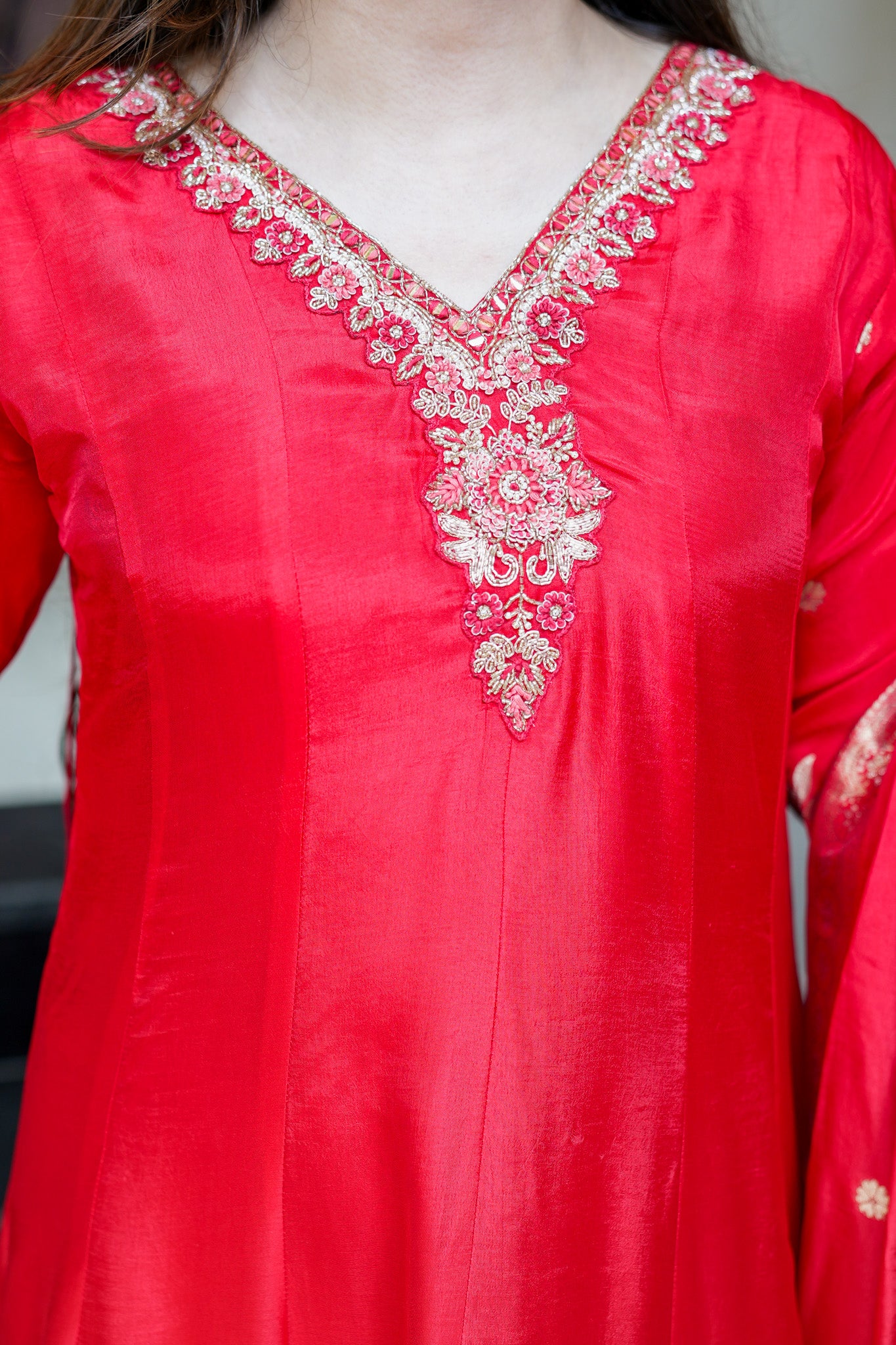 Isira Embroidered Anarkali Suit Set
