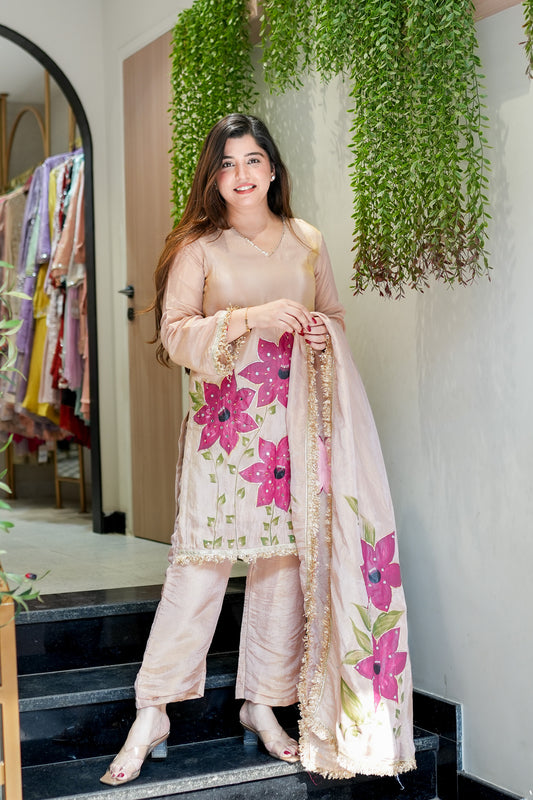 Aadhira Hand Painted Suit Set