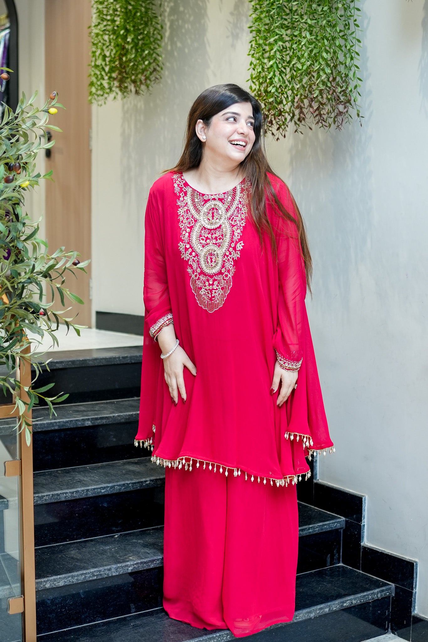 Charvi Embroidered Co ord Set