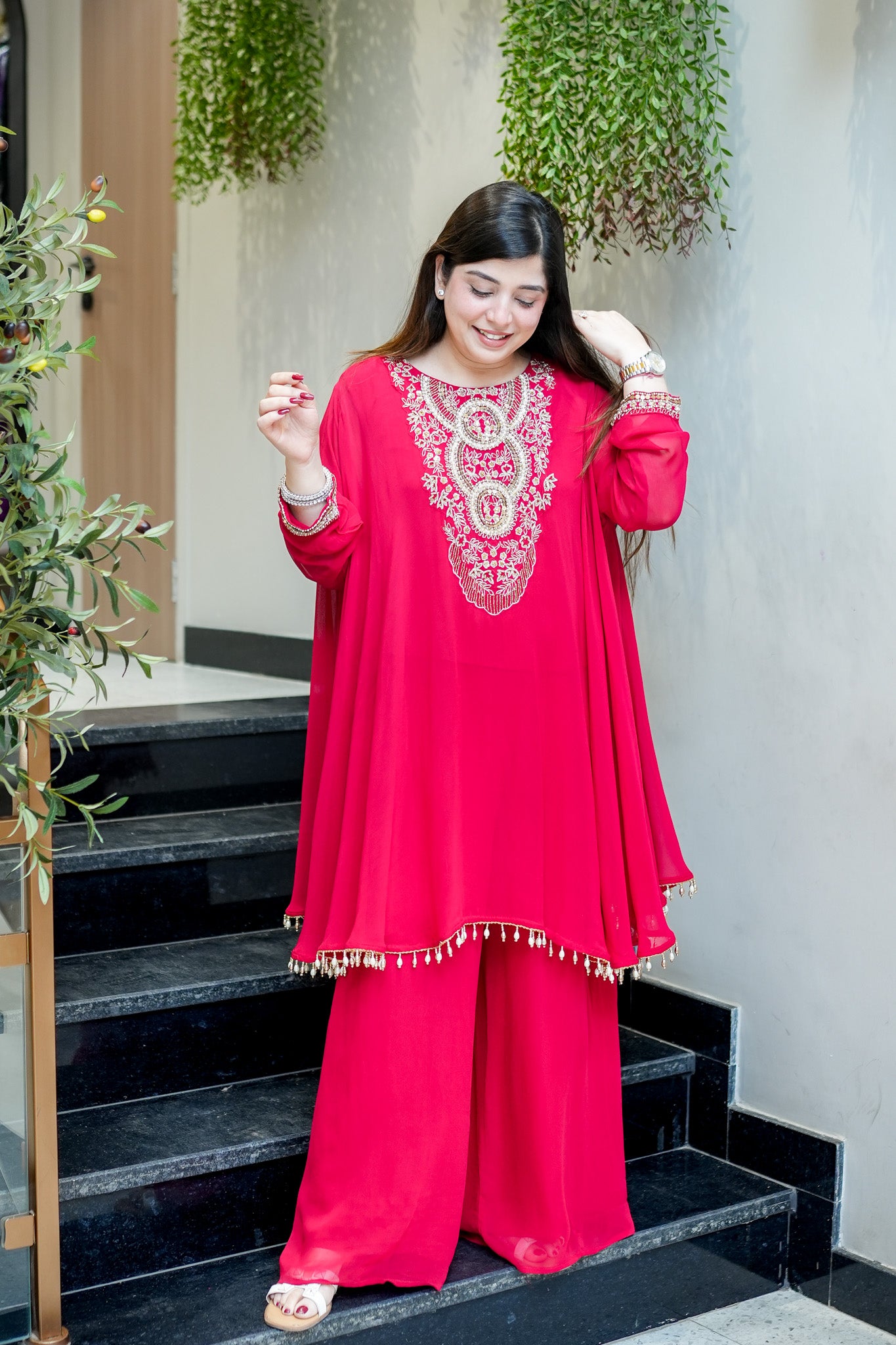 Charvi Embroidered Co ord Set