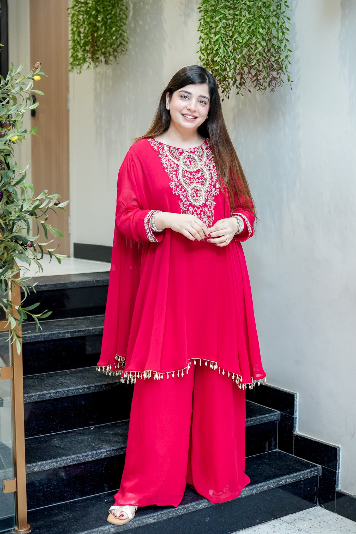 Charvi Embroidered Co ord Set