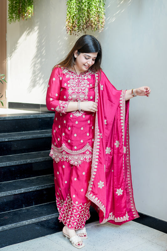 Ivanya Embroidered Suit Set