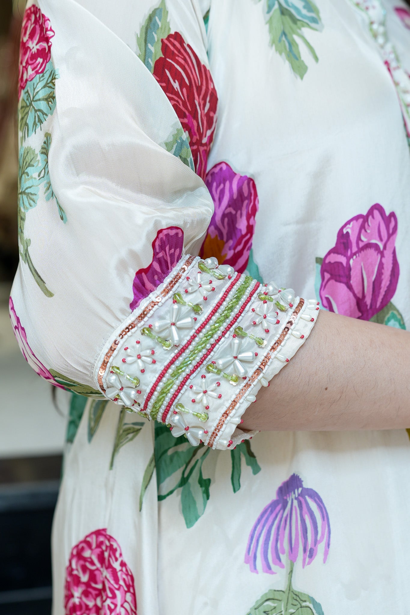 Samaya White Floral Co ord Sets
