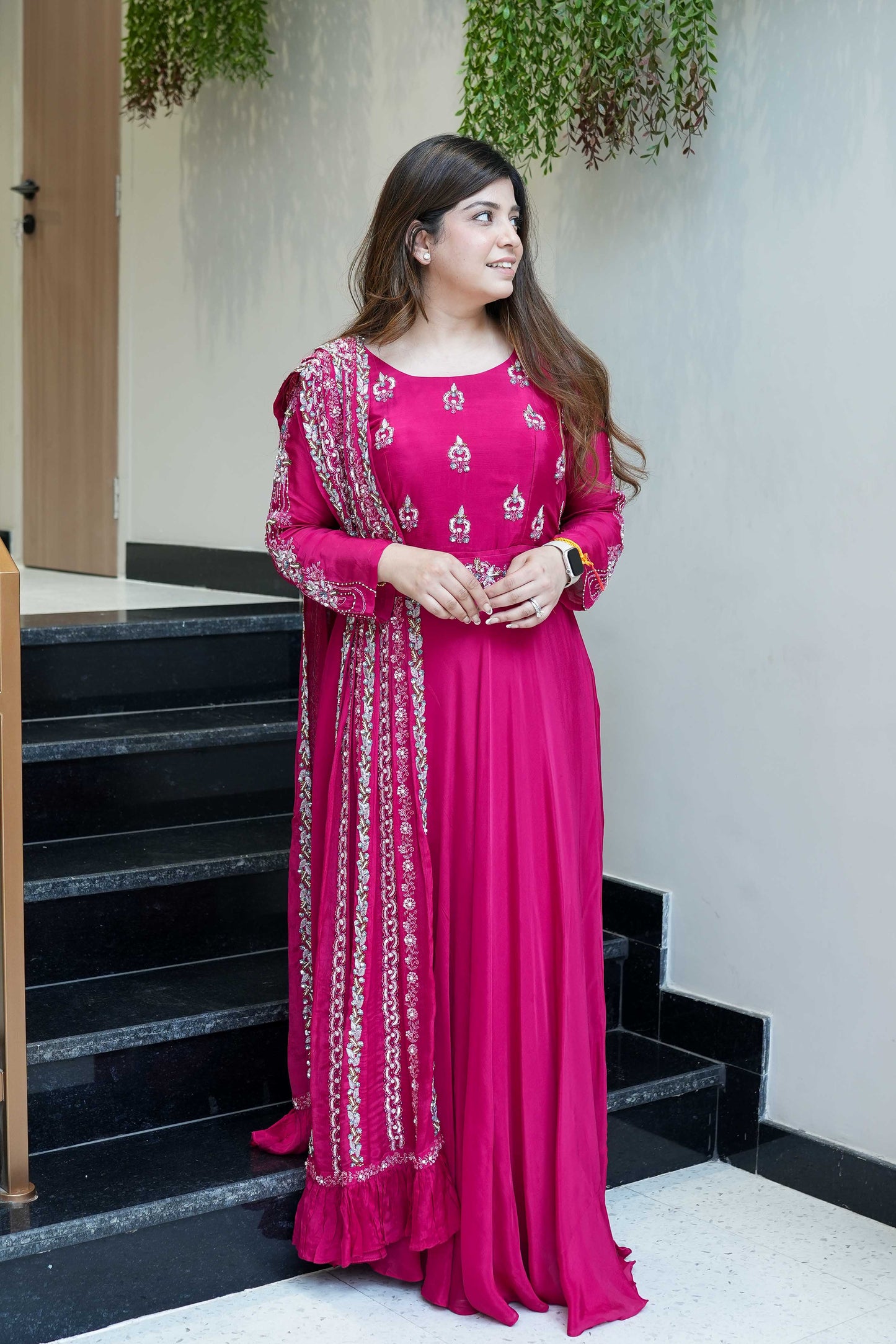 Meeraha Anarkali Suit With Heavy Dupatta